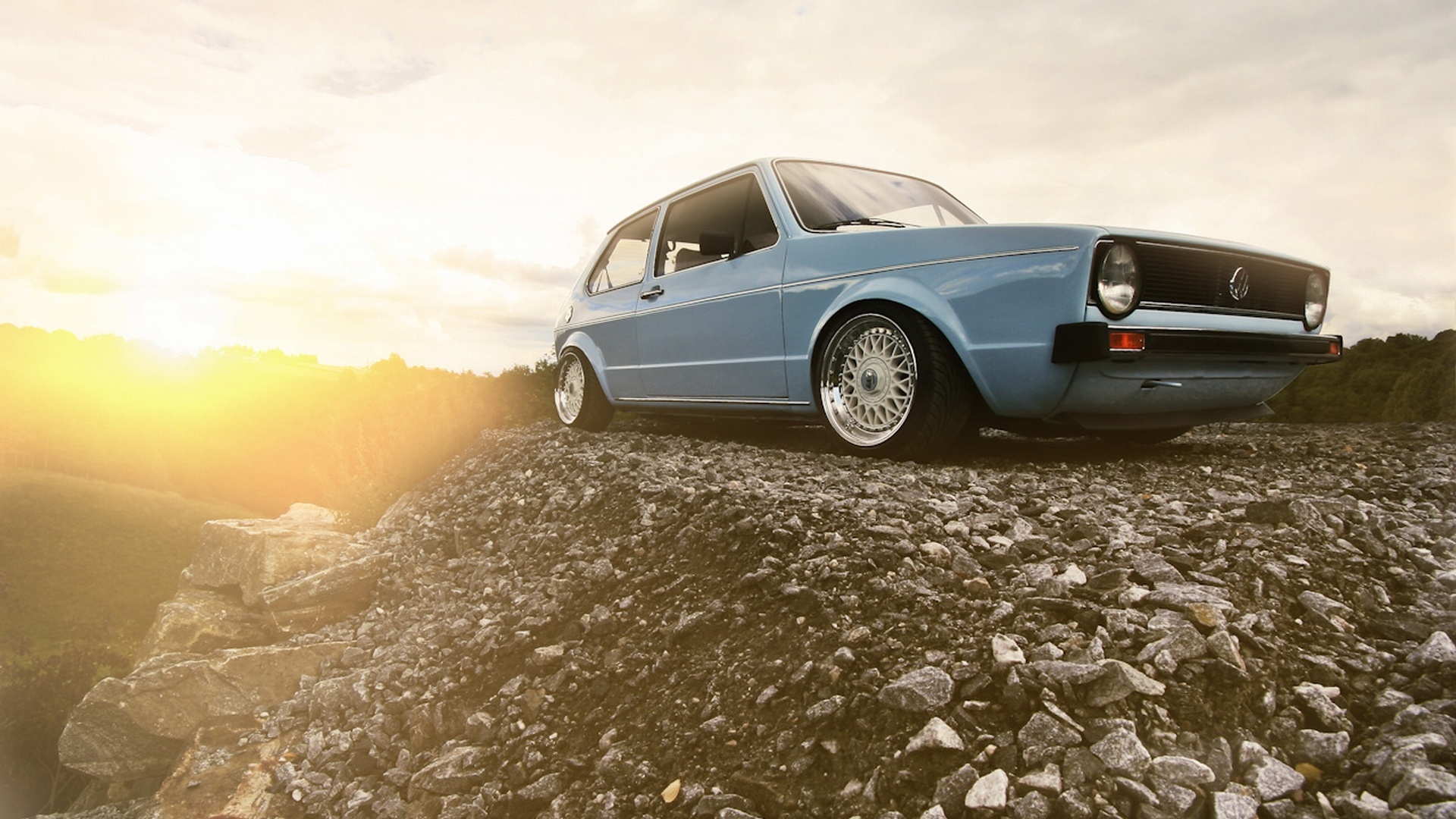Volkswagen Golf, High-res beauty, Stylish design, Captivating presence, 1920x1080 Full HD Desktop