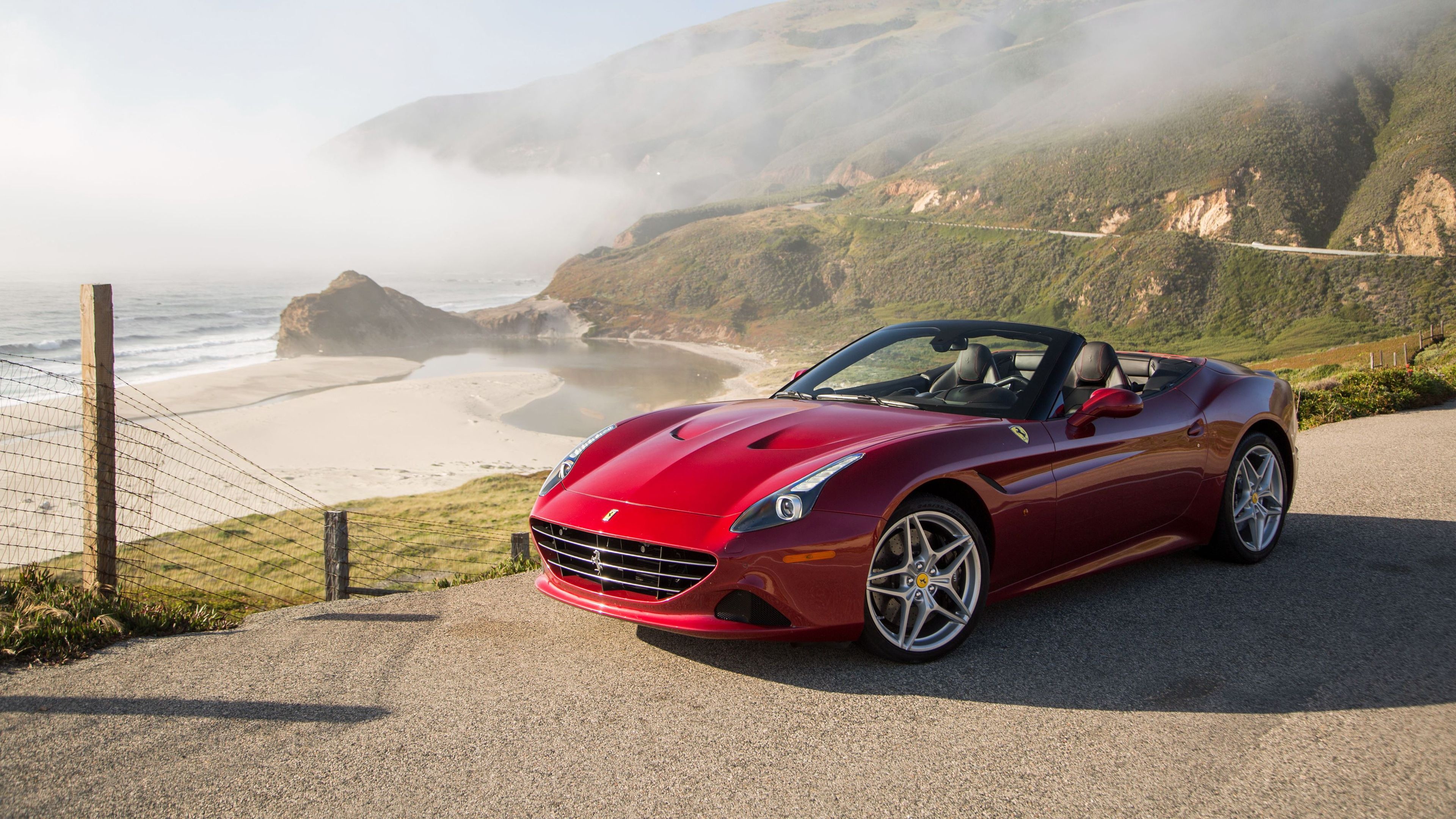 Ferrari California T, Exquisite background, Top-rated luxury car, Iconic Italian brand, 3840x2160 4K Desktop
