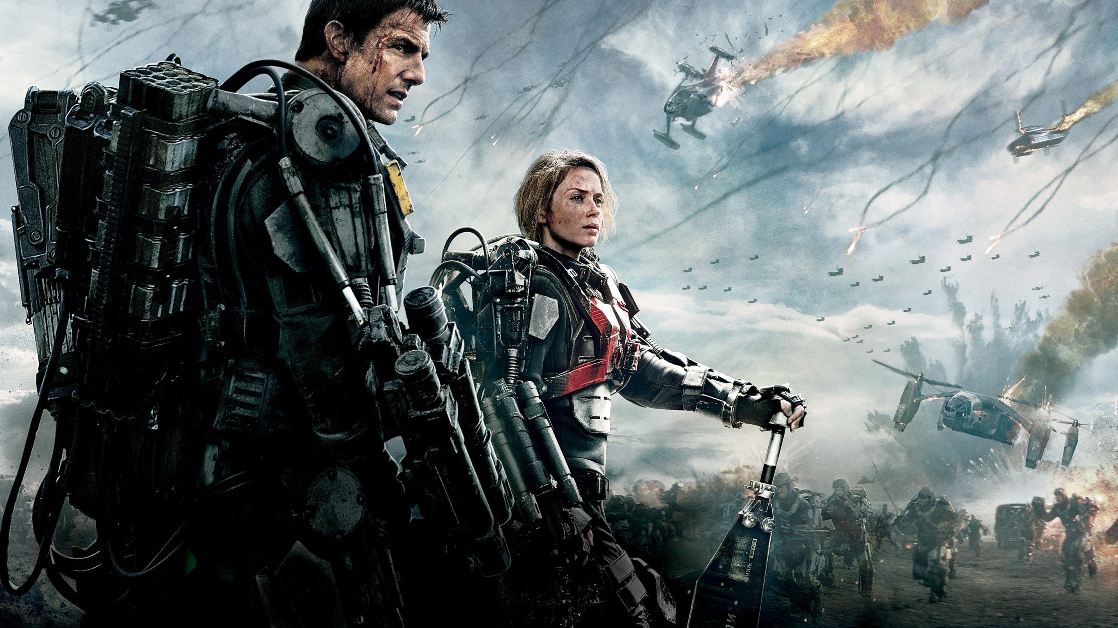 Edge of Tomorrow, Battle against time, Futuristic armor, Emily Blunt, 3840x2160 4K Desktop