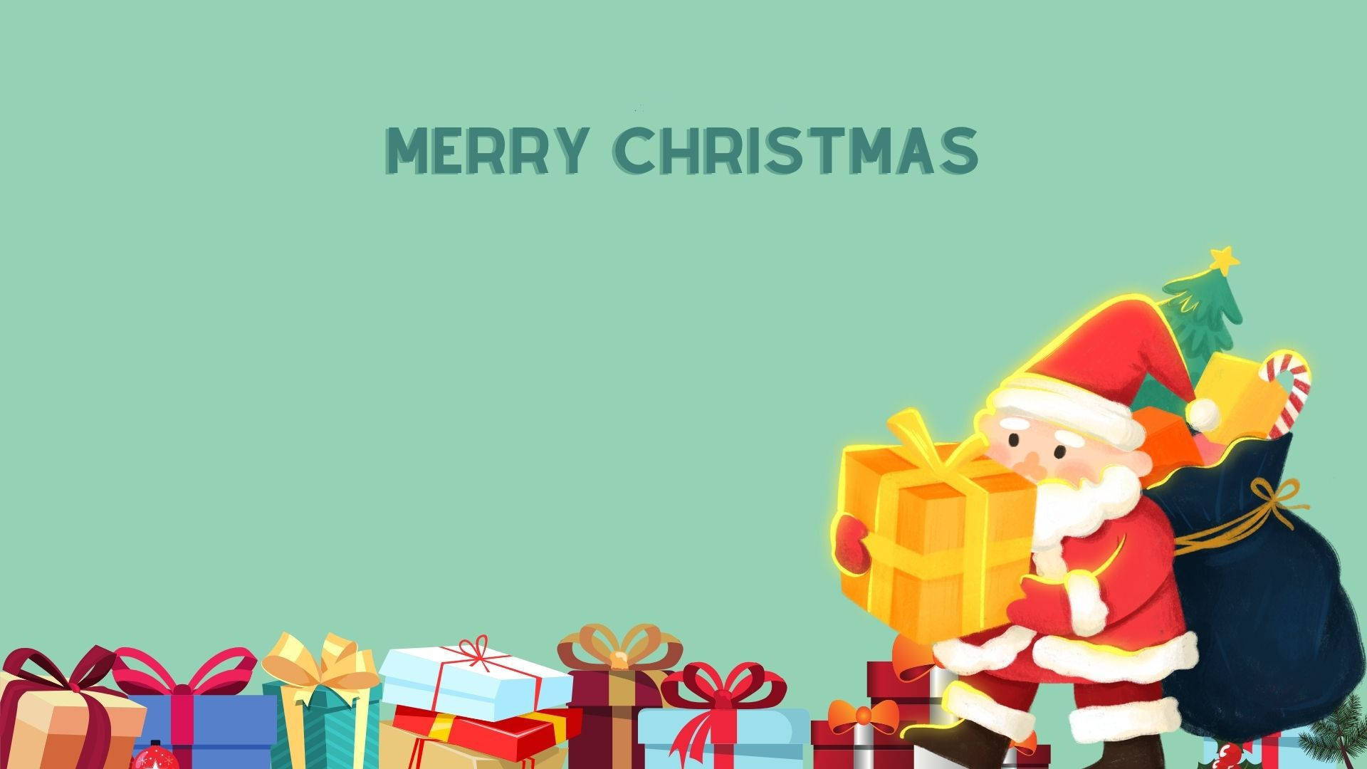 Gifts, Cute Christmas Wallpaper, 1920x1080 Full HD Desktop