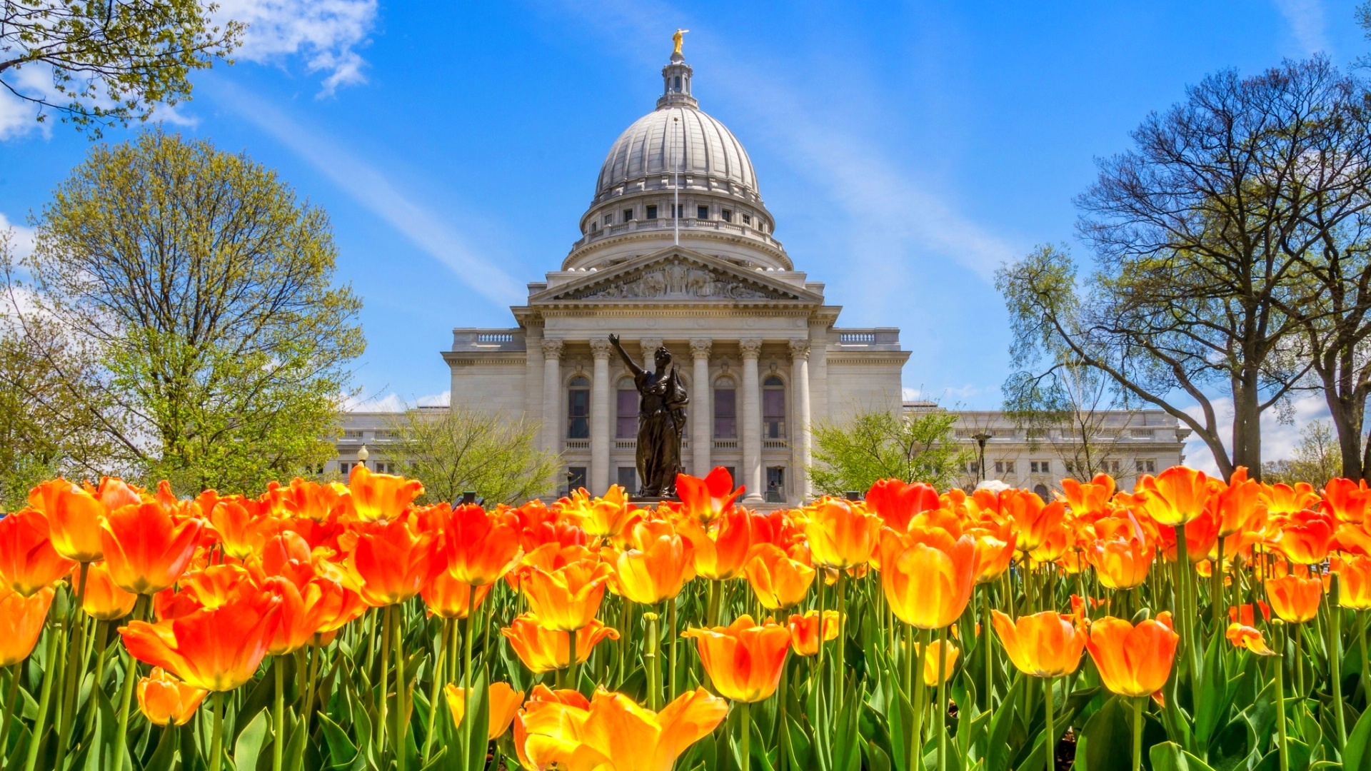 Wisconsin State Capitol, Capitol wallpaper, Madison state capitol, Wisconsin 42770456, 1920x1080 Full HD Desktop