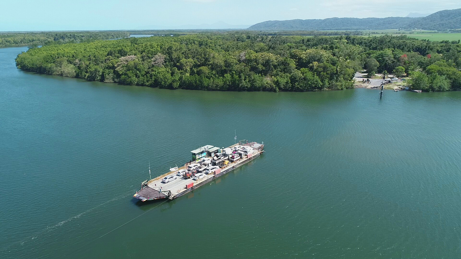 The Daintree River, Daintree Ferry info, Queensland, Travels, 1920x1080 Full HD Desktop