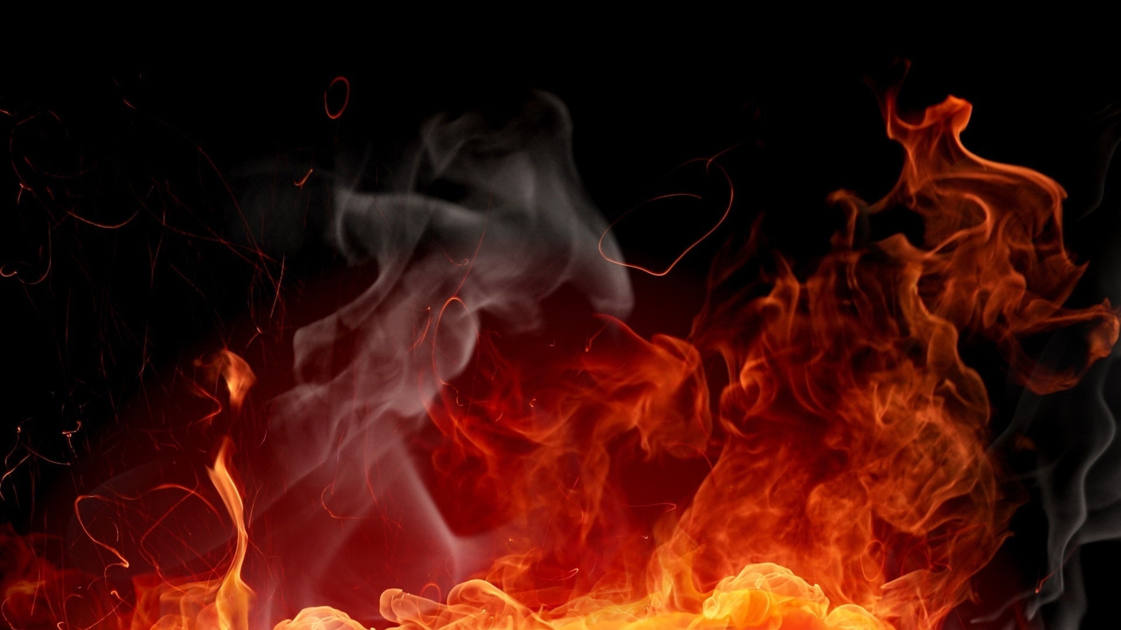 Smoke, Fire Wallpaper, 3840x2160 4K Desktop