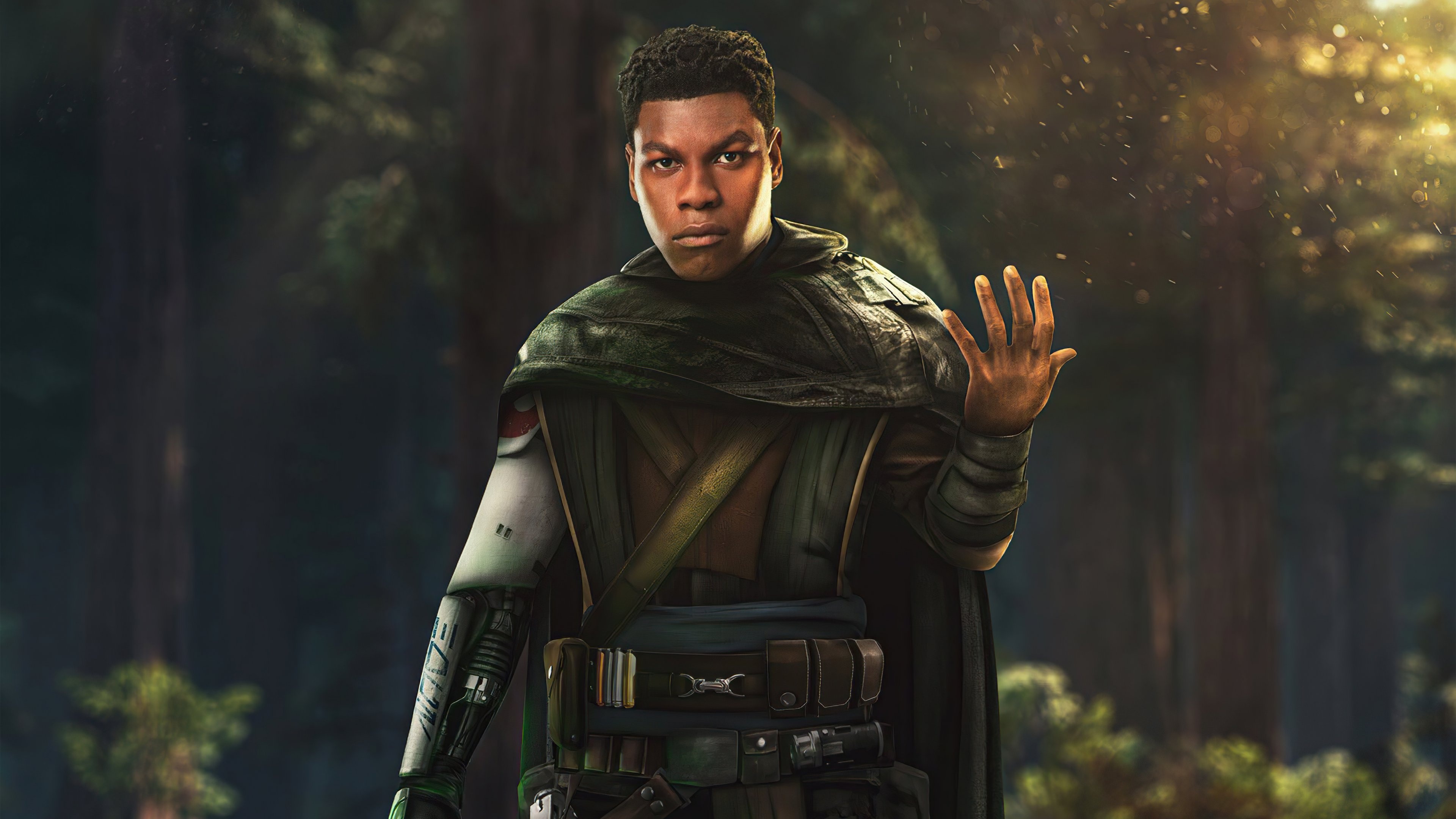 Finn, Star Wars, Hero's journey, Galactic battles, 3840x2160 4K Desktop