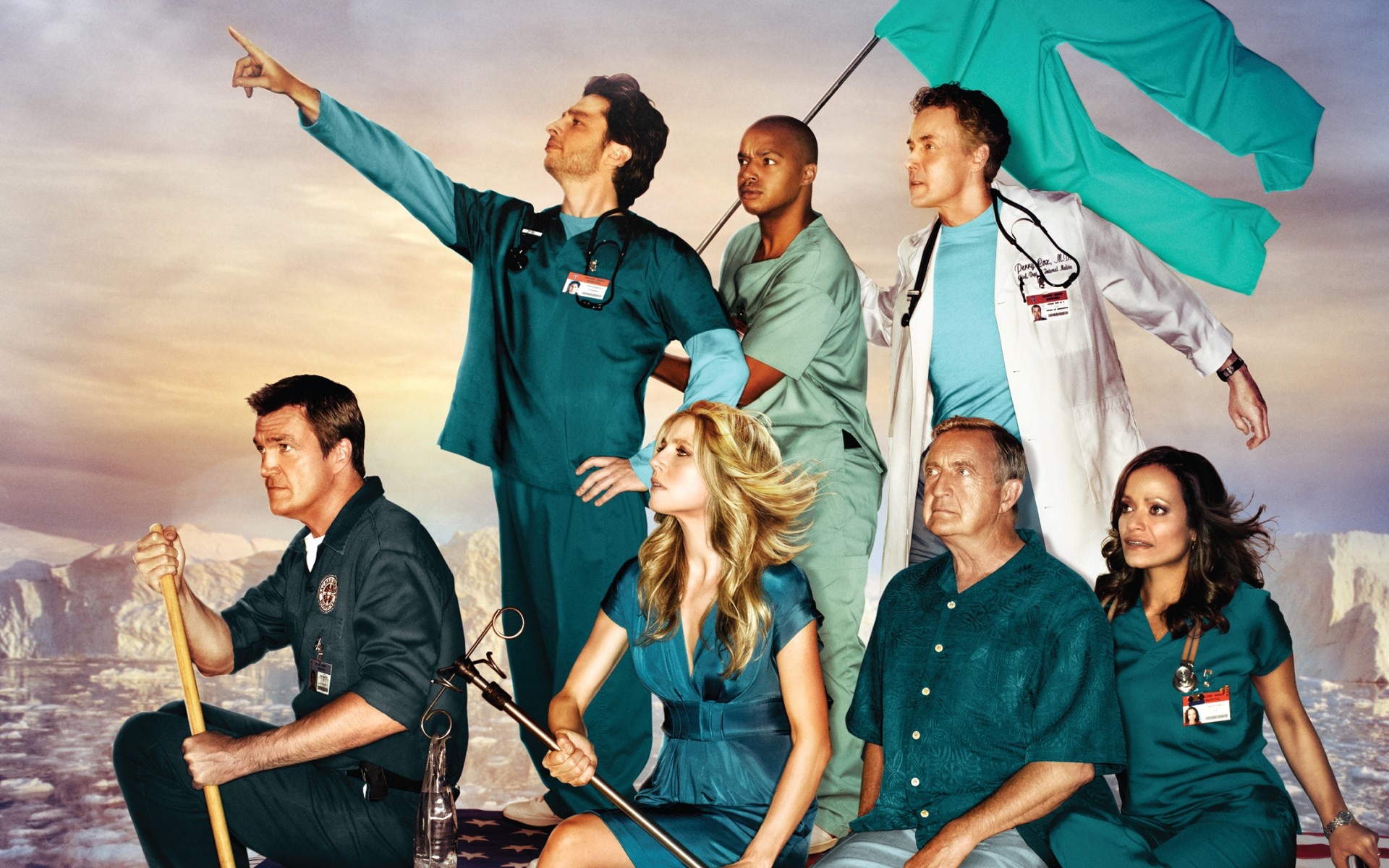 Scrubs, Collection of wallpapers, TV series, 1920x1200 HD Desktop