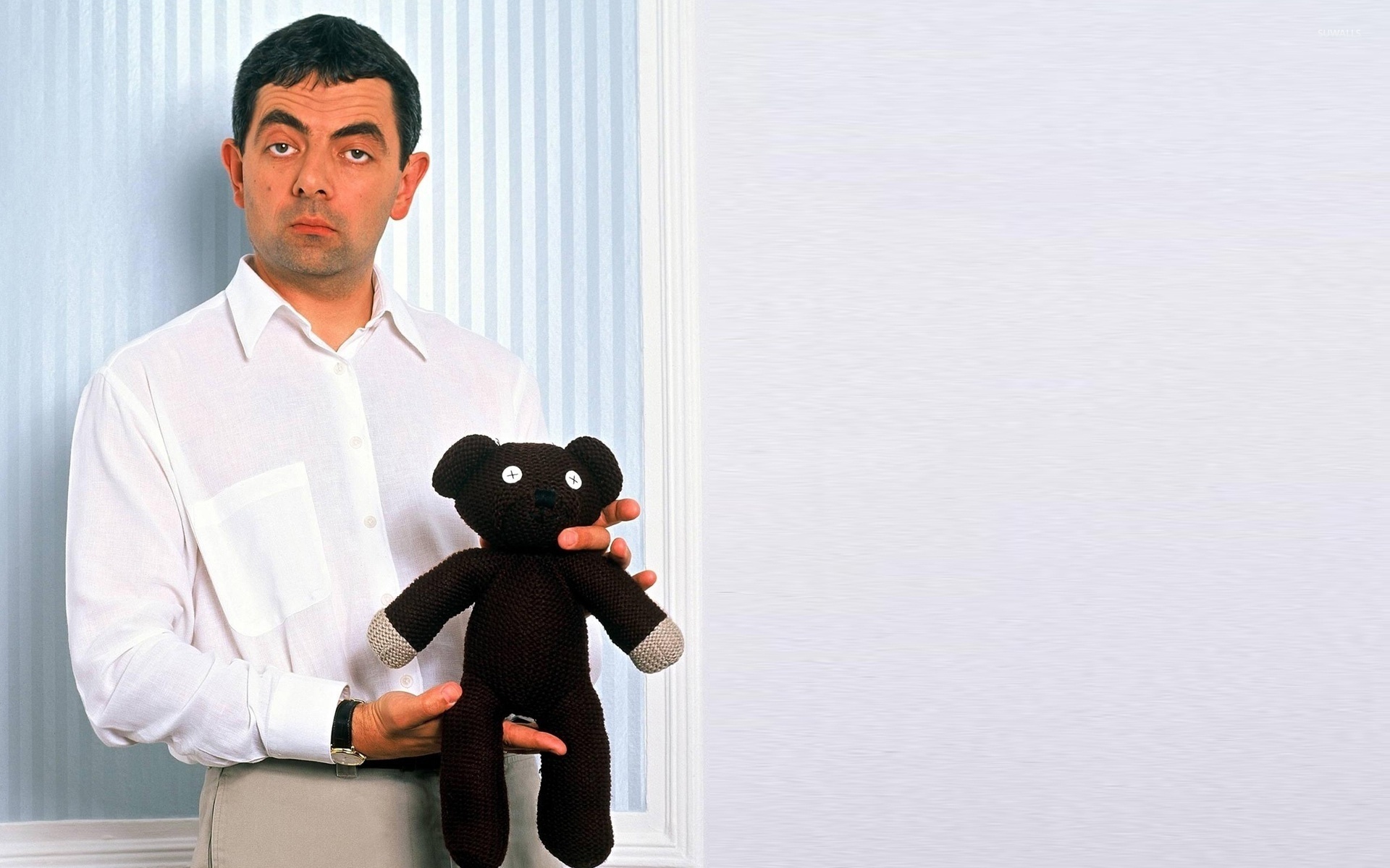 Mr Bean, Teddy bear, Wallpaper, TV show, 1920x1200 HD Desktop