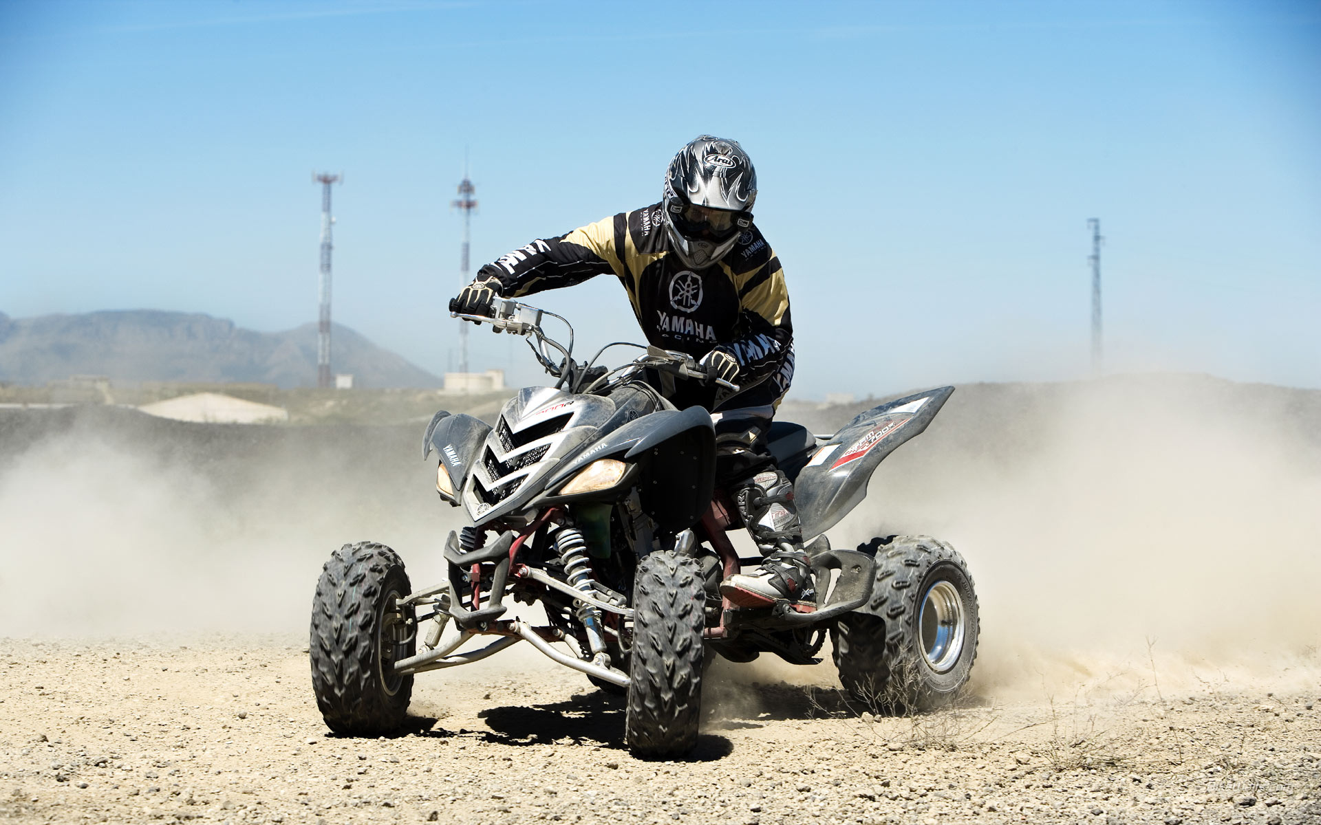 Yamaha Raptor ATV, Offroad Motorbike Bike, Dirtbike KF Wallpaper, Quad, 1920x1200 HD Desktop