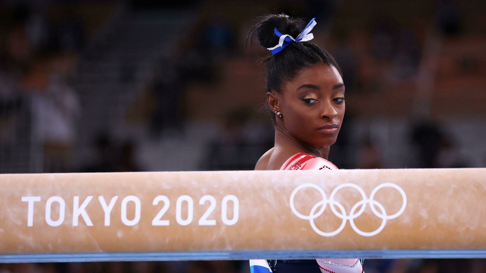 Simone Biles, Olympic comeback, Bronze medal, Tagesspiegel, 2050x1160 HD Desktop