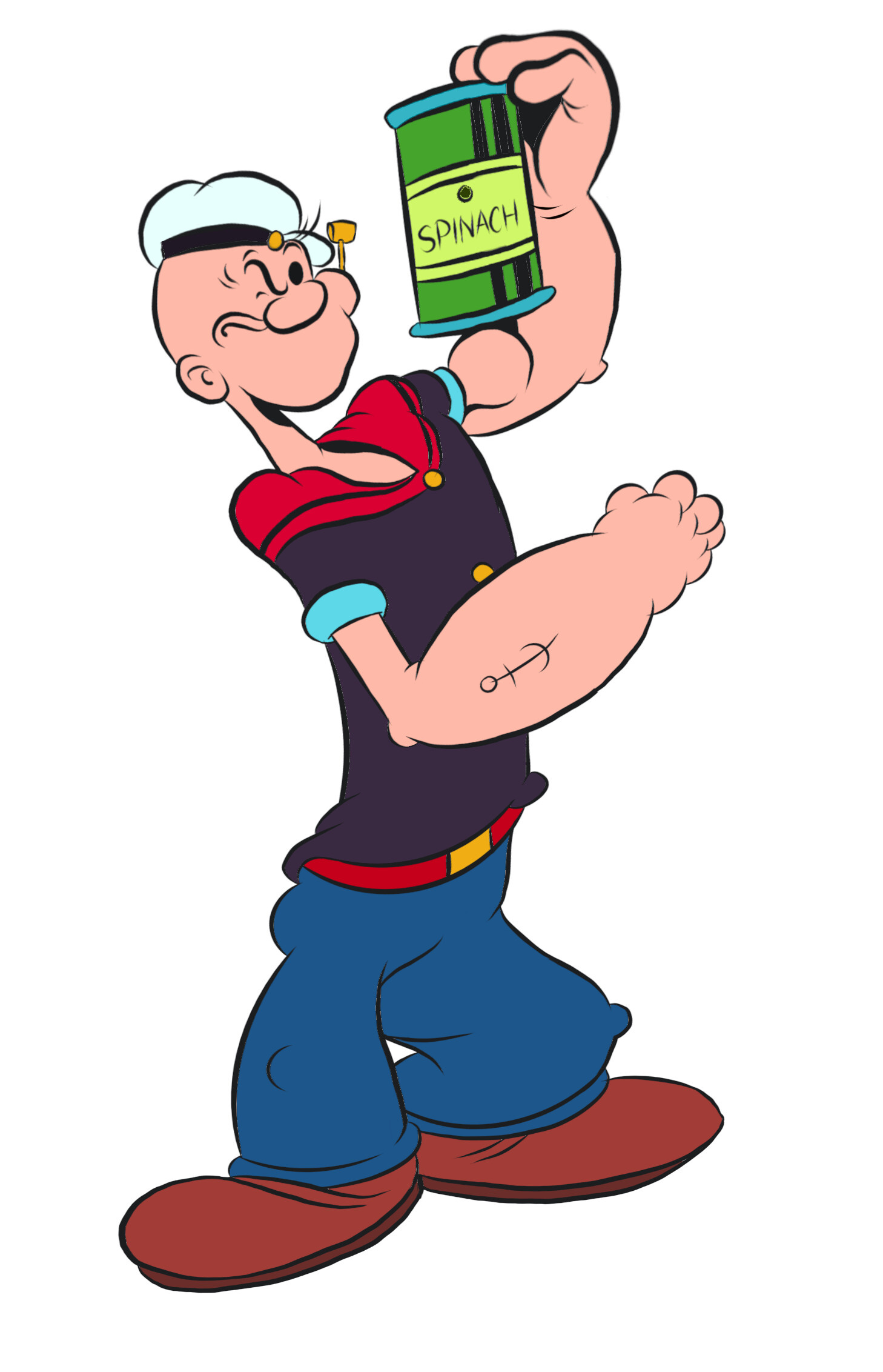 Popeye the Sailor Animation, Artstation, Popeye the Sailor Man, 1460x2270 HD Phone