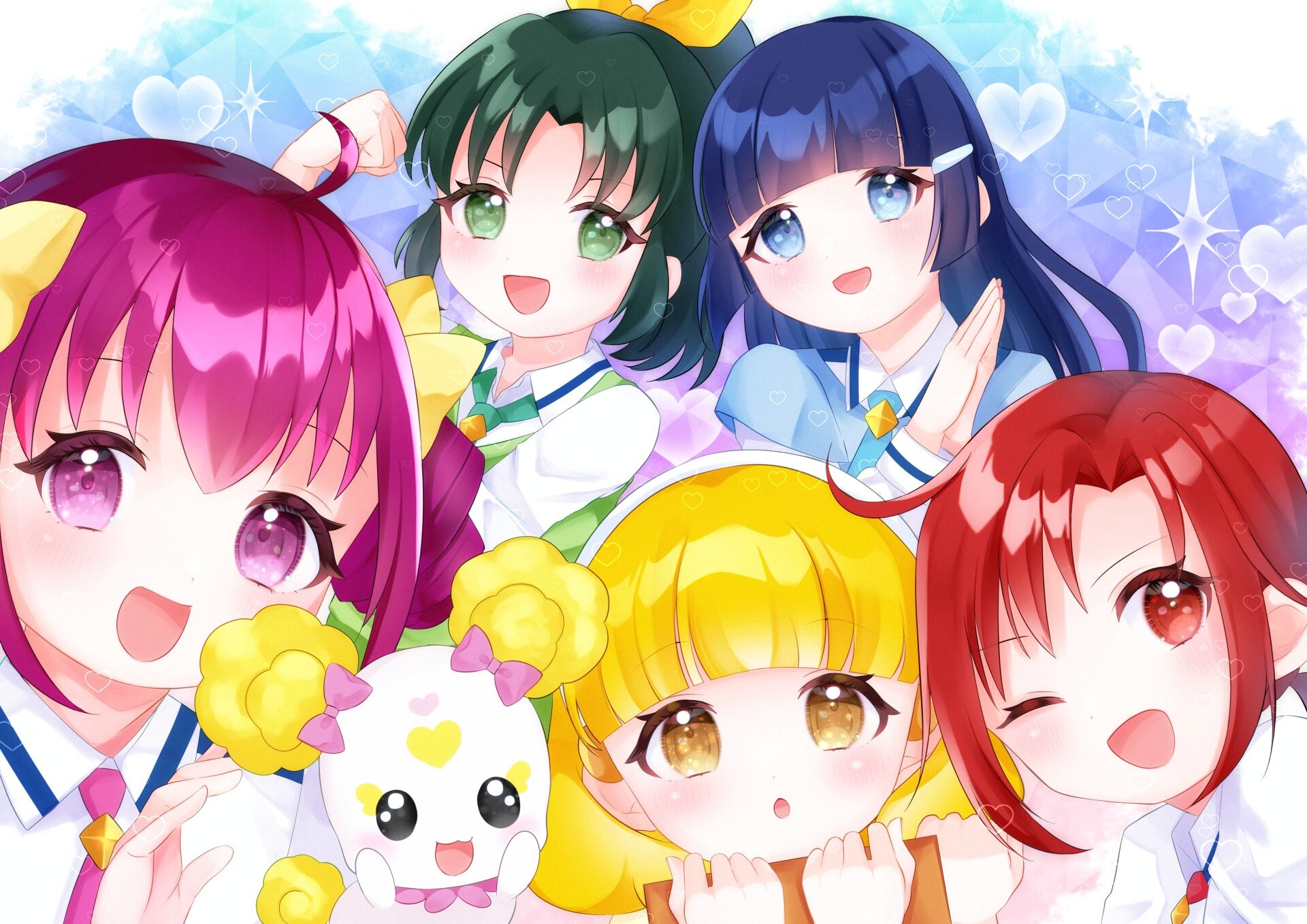 Glitter Force, Candy Smile Precure, Wallpapers, Background images, 1920x1360 HD Desktop