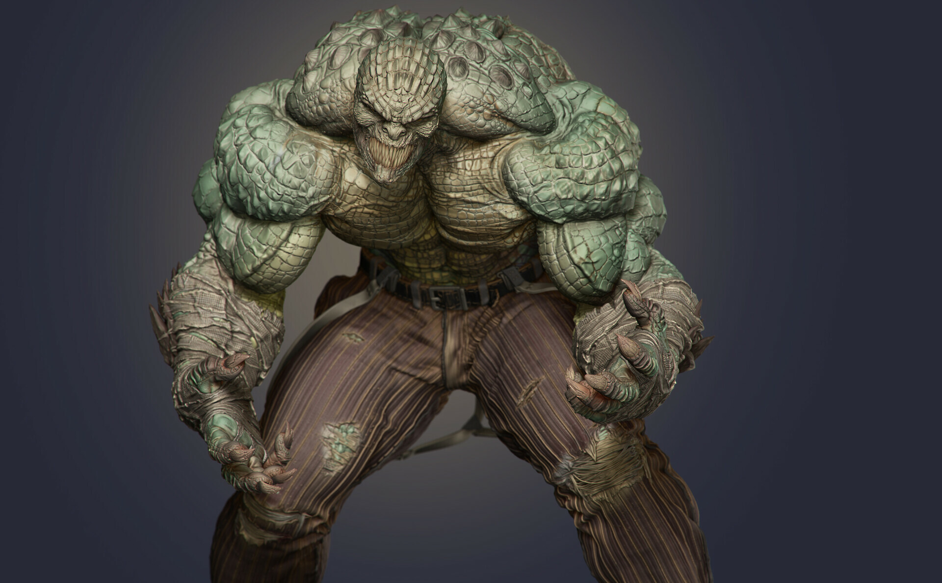 Digital Art, Killer Croc Wallpaper, 1920x1190 HD Desktop