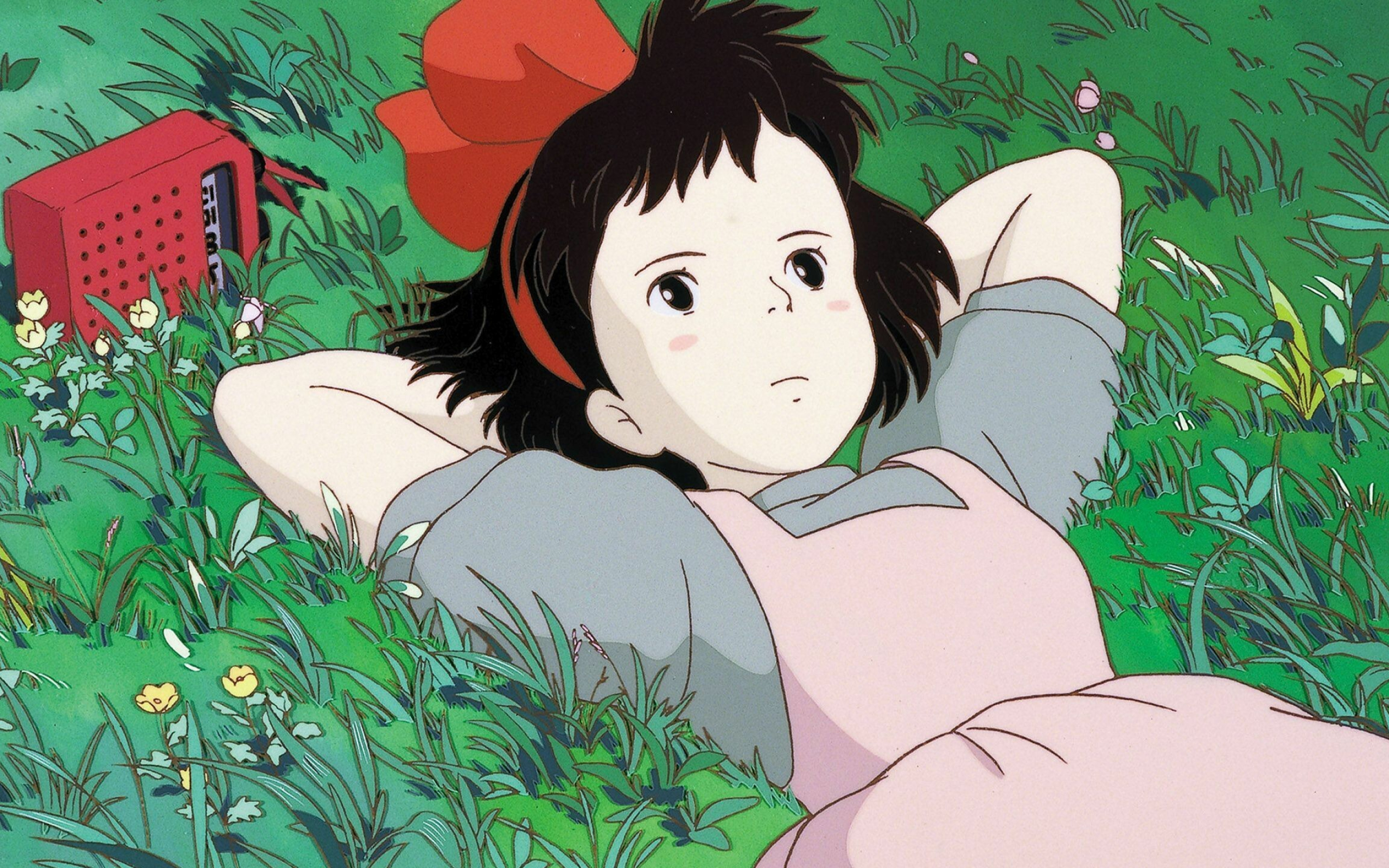 Kiki's Delivery Service, Kiki the witch, Anime art, Independent spirit, 2560x1600 HD Desktop