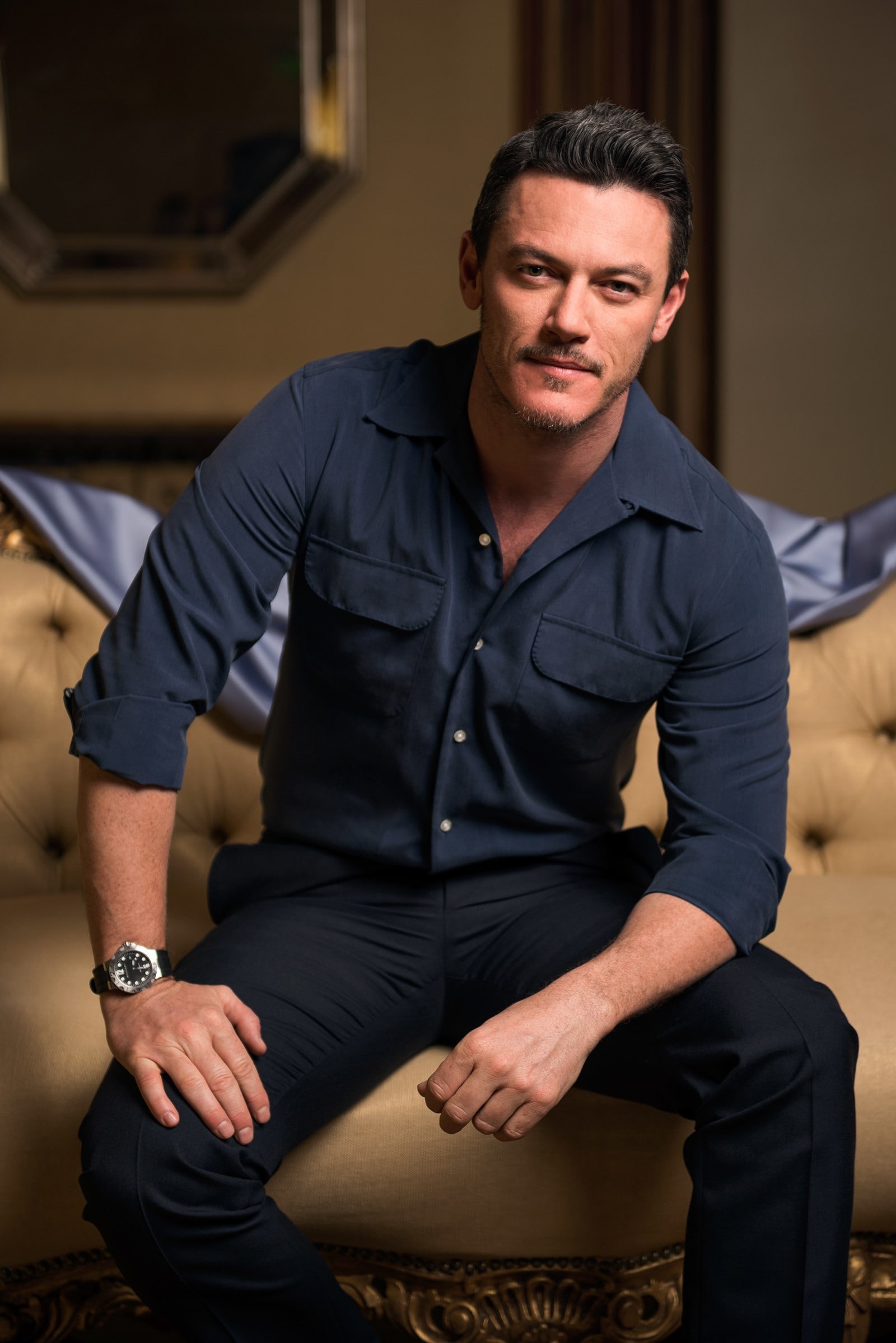 Luke Evans wallpapers, Impressive visuals, Versatile actor, Diverse roles, 1600x2400 HD Phone