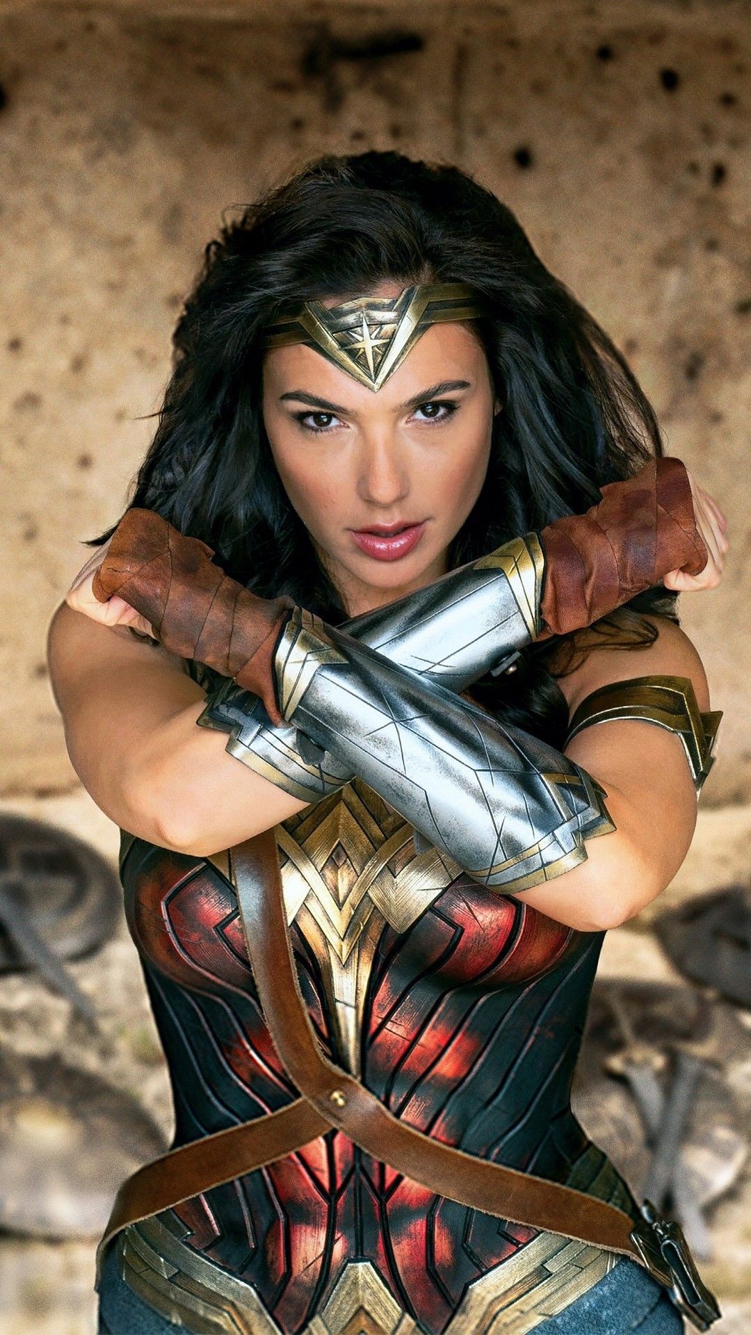 Gal Gadot, Wonder Woman, iPhone X wallpaper, Cosplay, 1080x1920 Full HD Phone