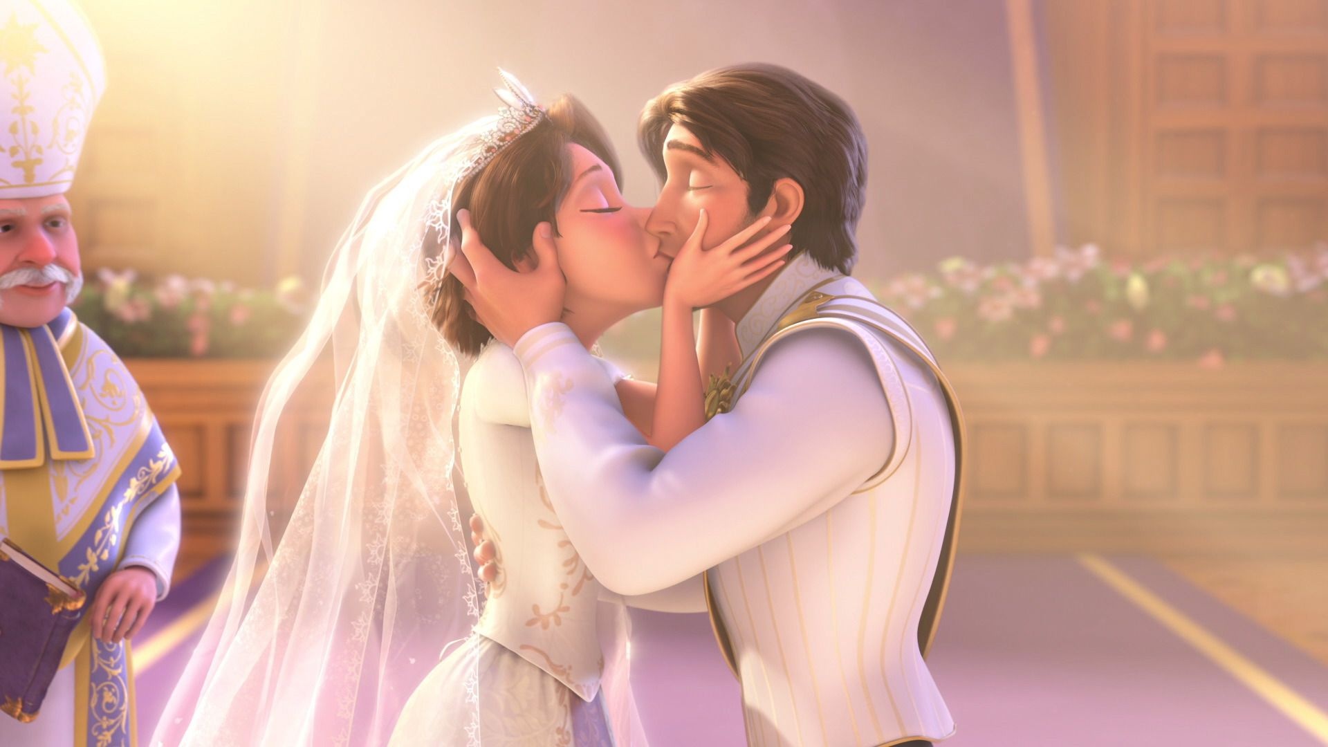 Rapunzel & Eugene, Rapunzel and Eugene, Disney couples, Tangled Ever After, 1920x1080 Full HD Desktop