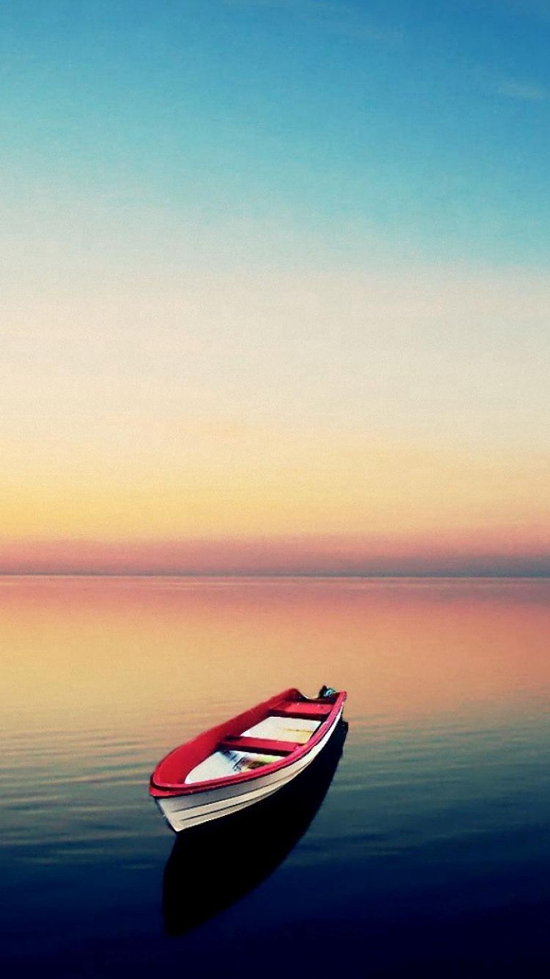 Nature parking, Boat lake, Skyline view, 1080x1920 Full HD Phone