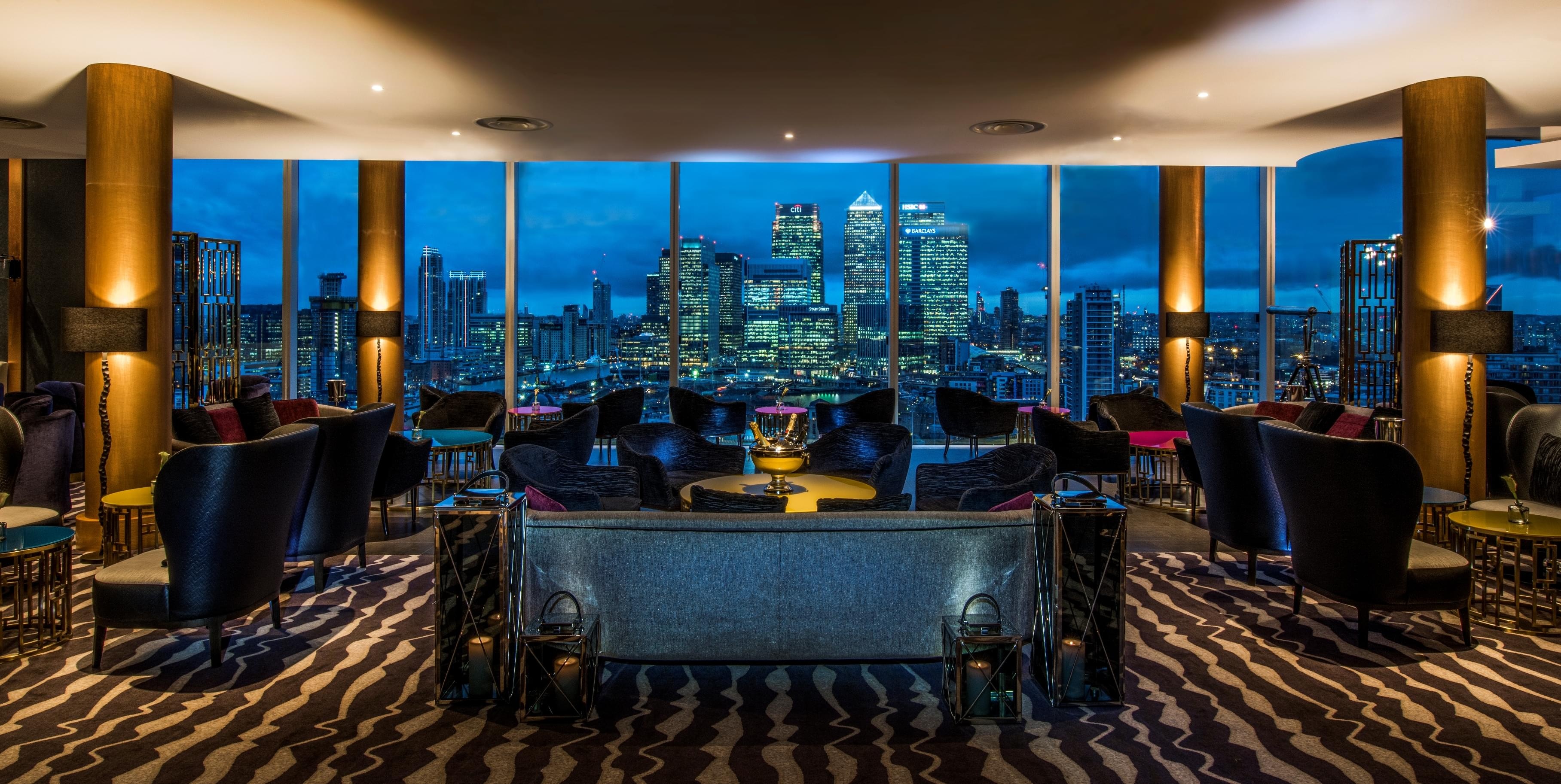 eighteen sky bar, rooftop cocktail bar, greenwich, 3640x1830 HD Desktop