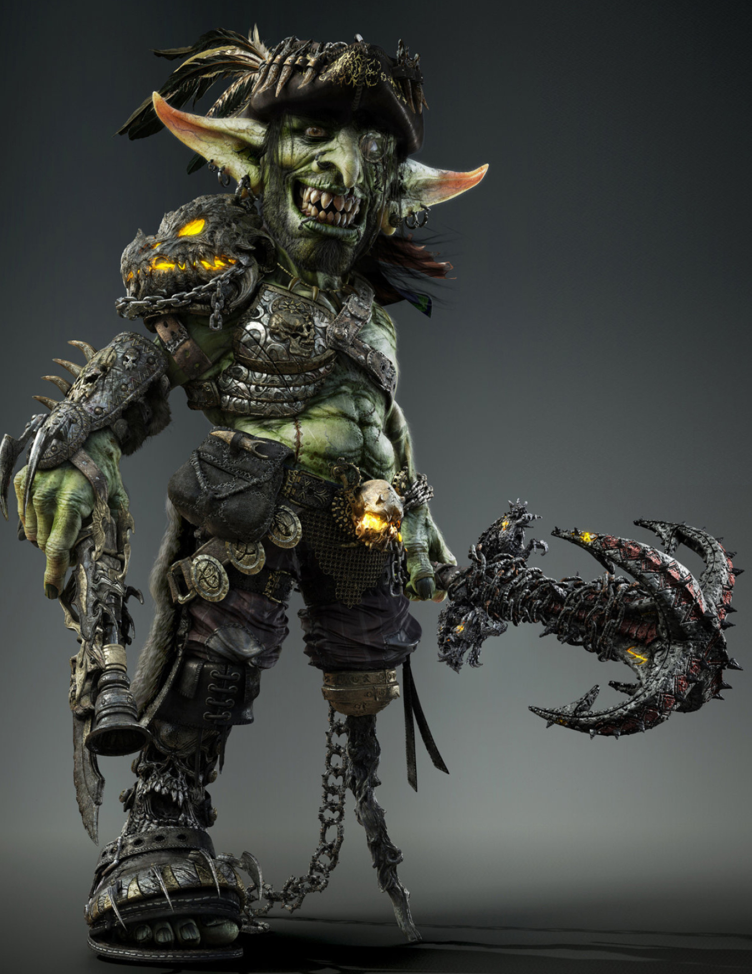 Goblin gor, Artstation, 1490x1920 HD Phone