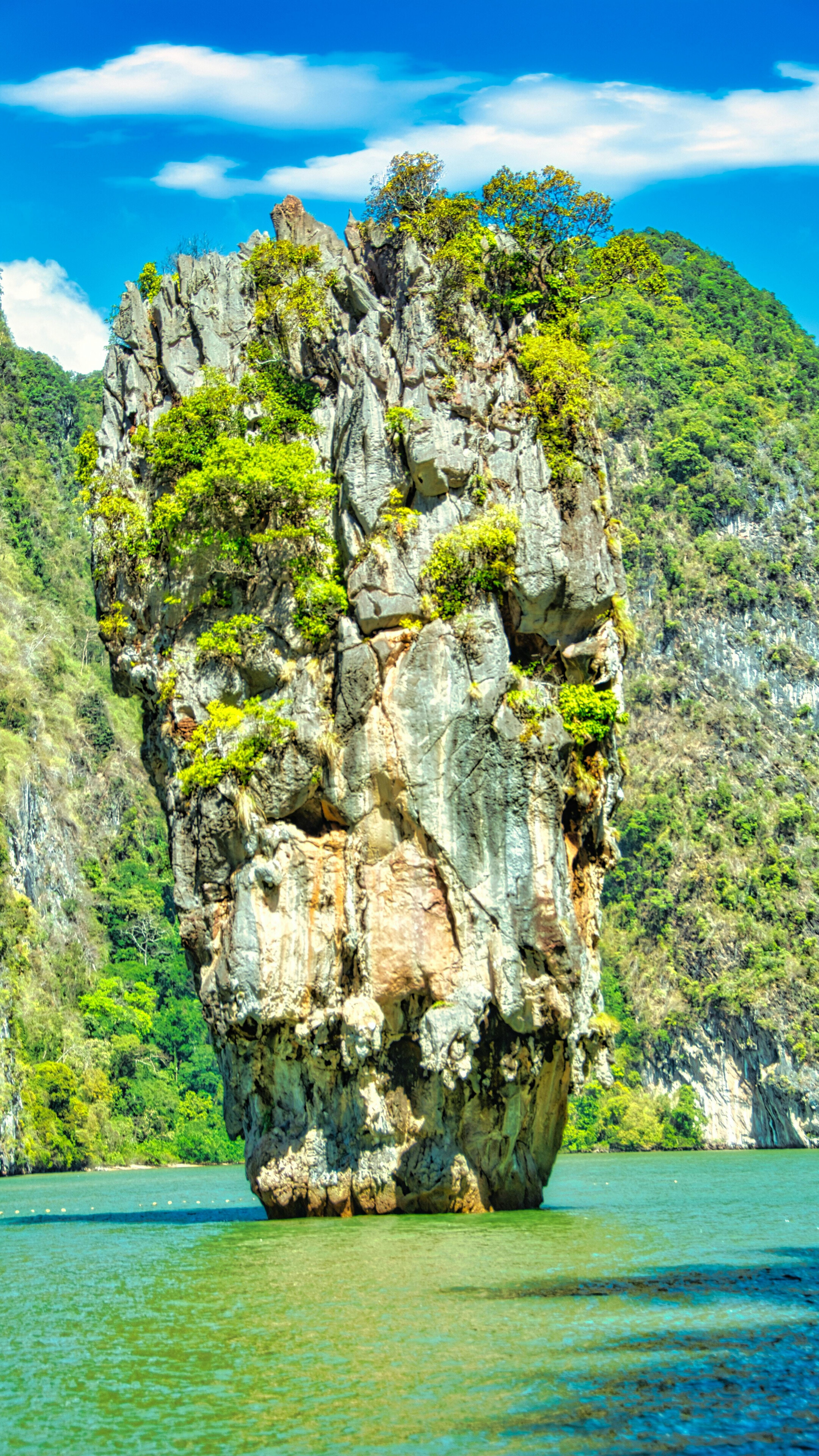 Khao Phing Kan, Thailand Wallpaper, 2160x3840 4K Phone
