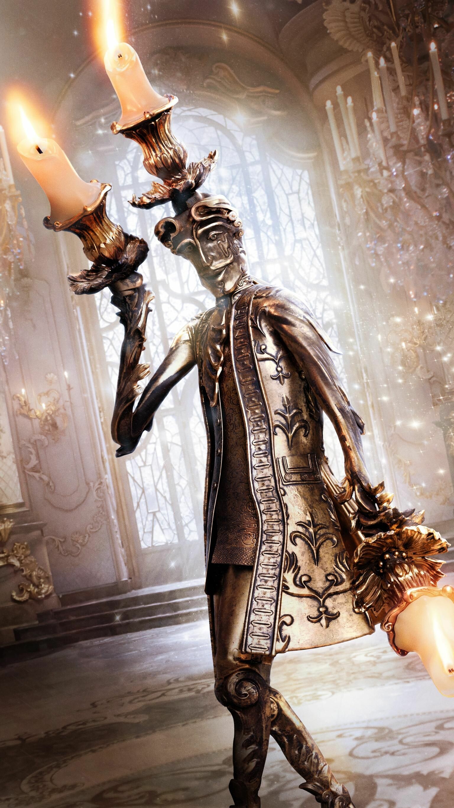Ewan McGregor, Beauty and the Beast Wallpaper, 1540x2740 HD Phone