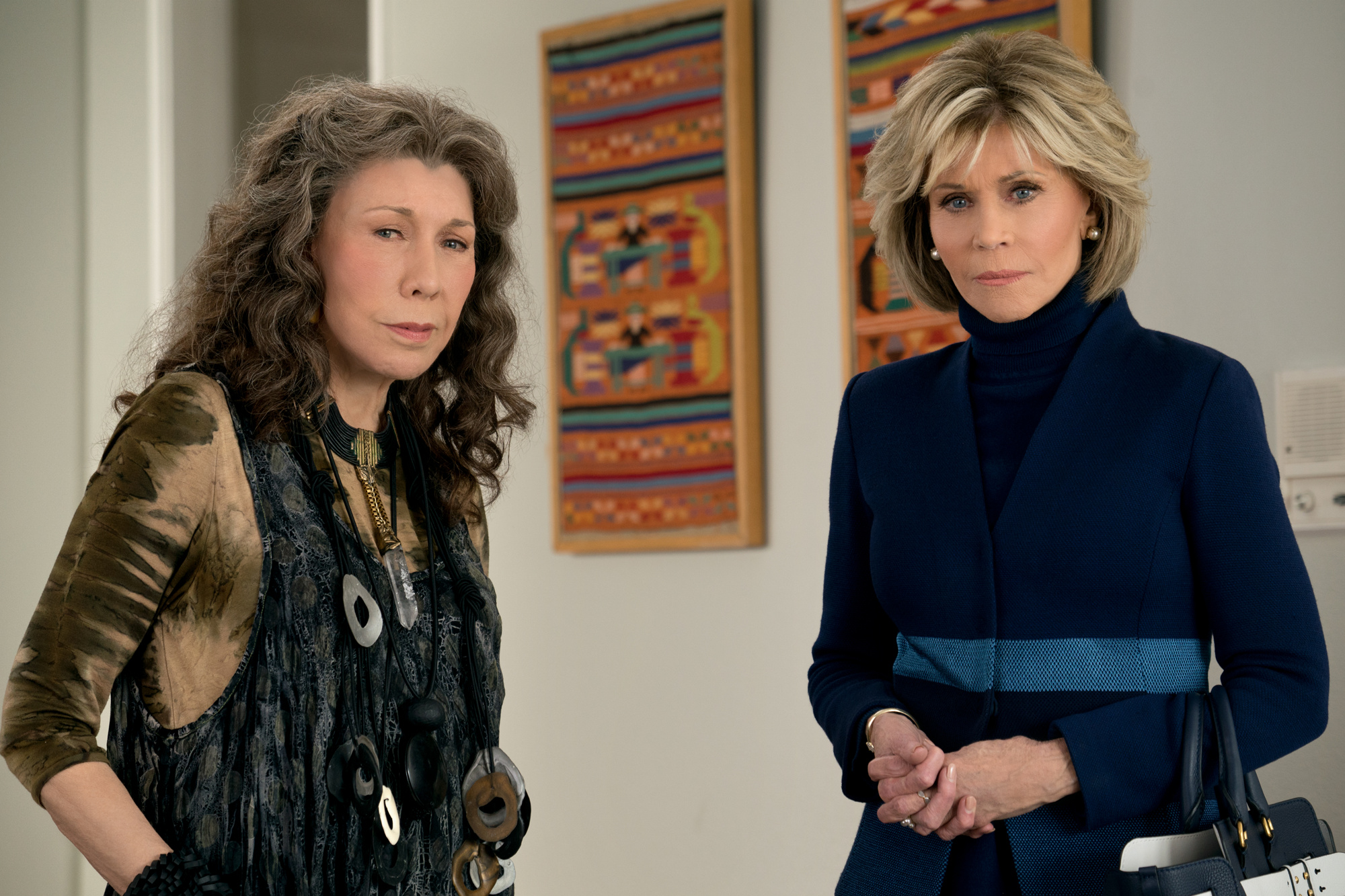Jane Fonda, Breakdown, Filming Grace and Frankie, Behind the scenes, 2000x1340 HD Desktop