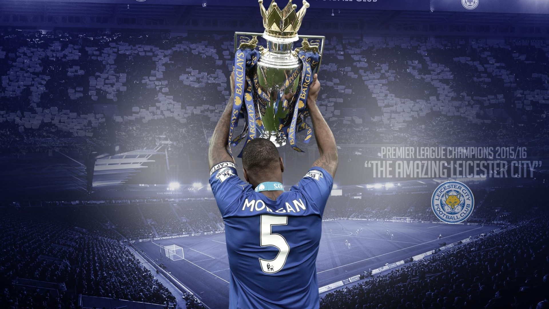 Wes Morgan, Leicester City Wallpaper, 1920x1080 Full HD Desktop