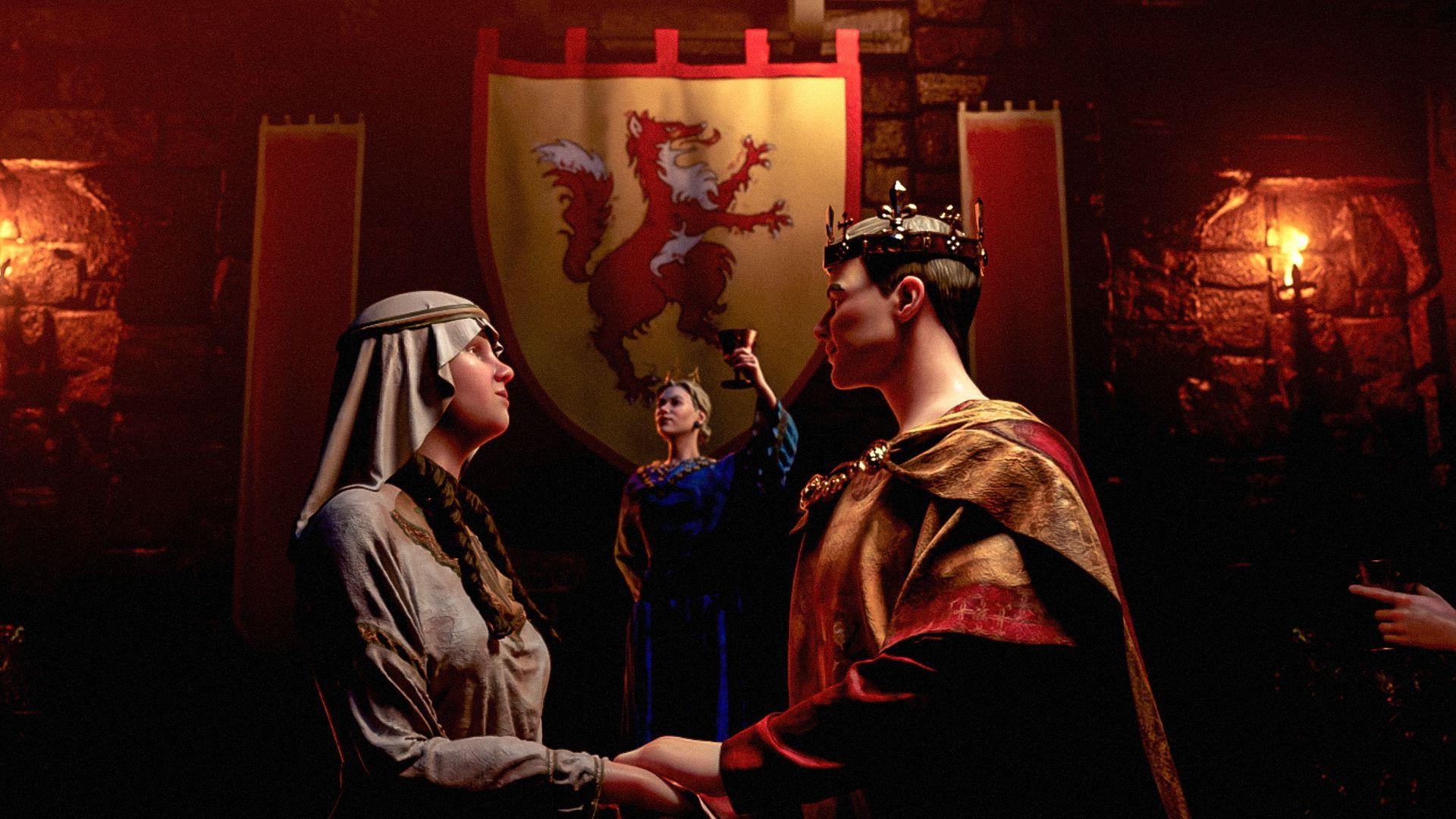 The Royal (2022 Movie), Grandeur and amenities, Crusader Kings 3 expansion, Royal court, 1920x1080 Full HD Desktop