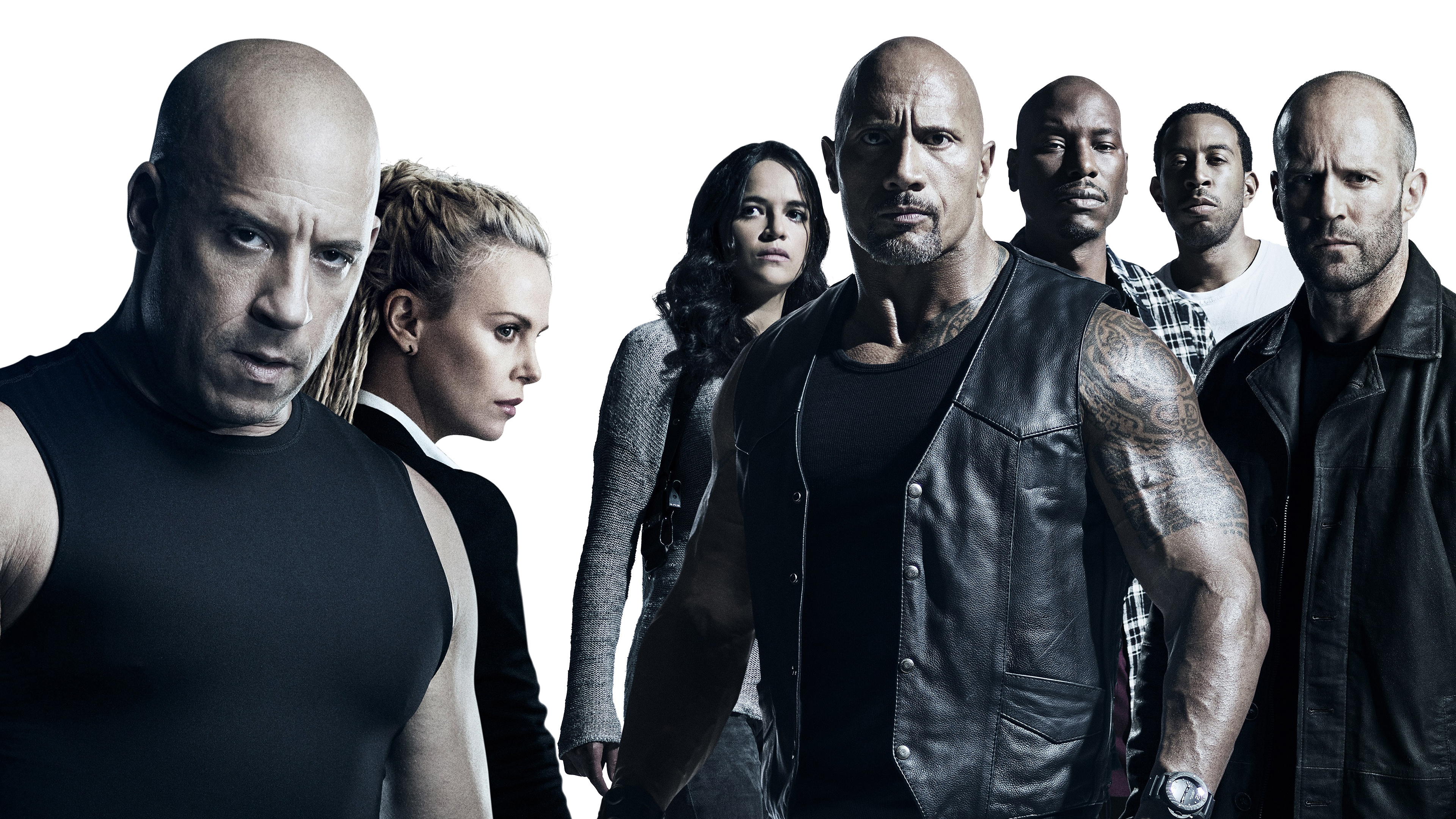 Charlize Theron, Dwayne Johnson, Jason Statham, Ultra HD Wallpapers, 3840x2160 4K Desktop