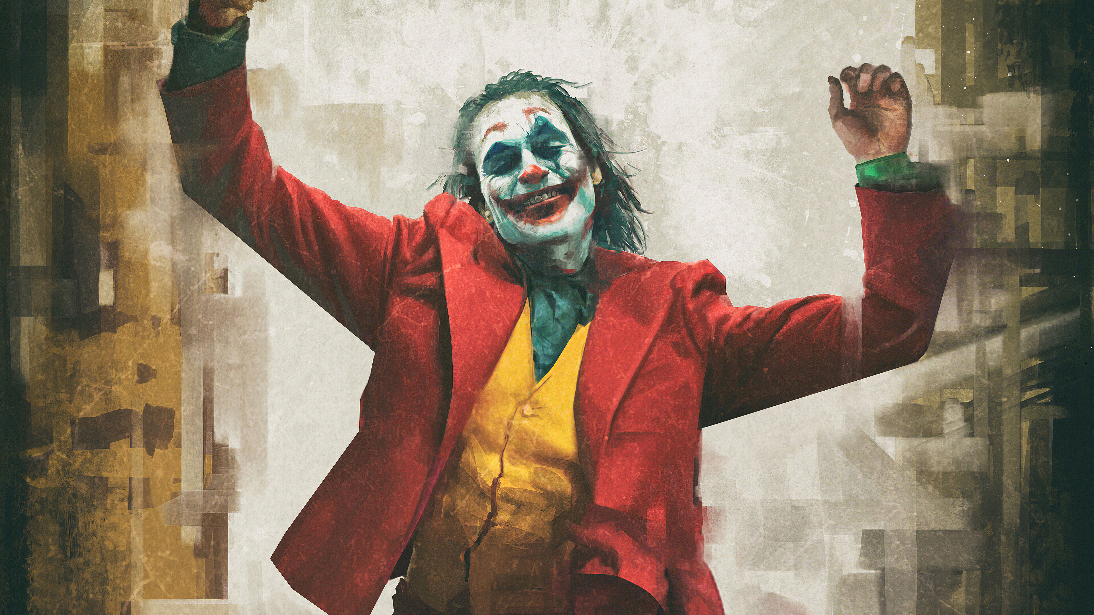 Joaquin Phoenix, Joker Wallpaper, 3840x2160 4K Desktop