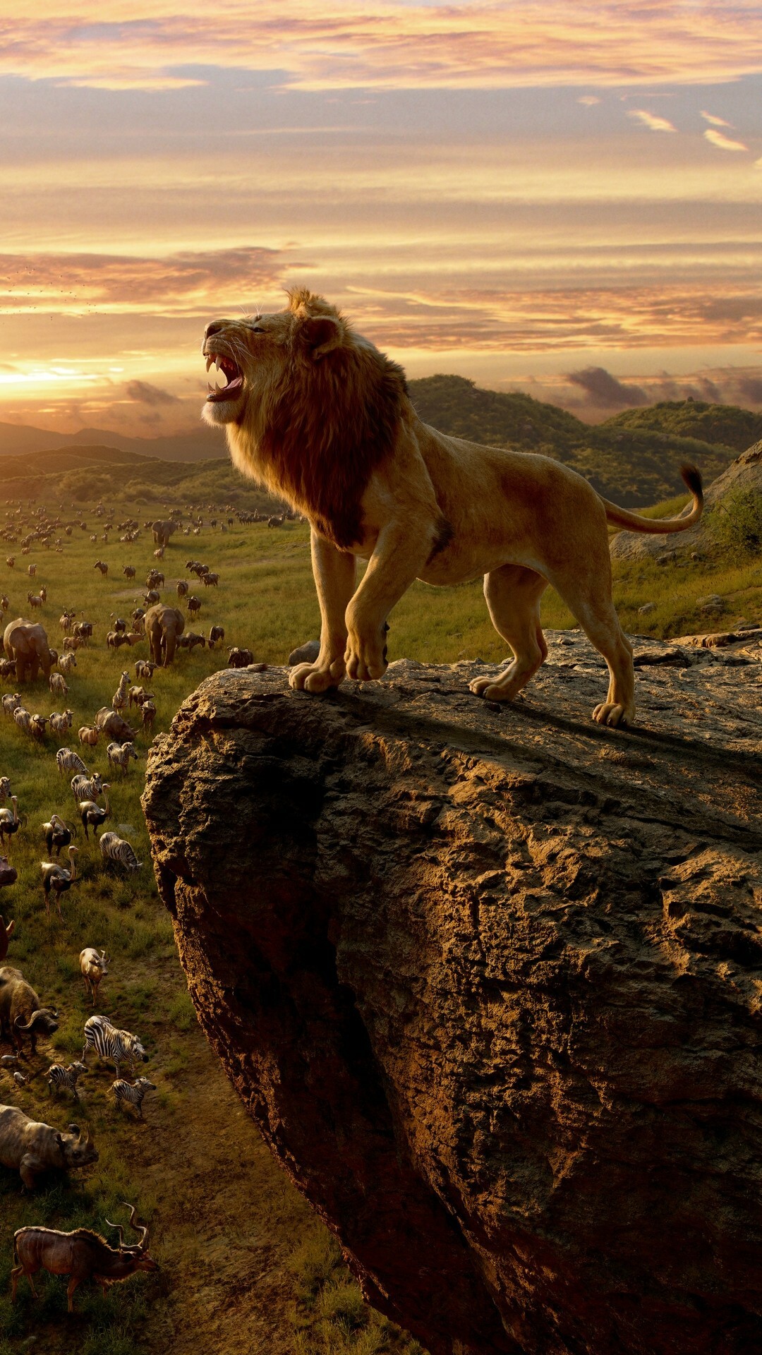 Lion iPhone wallpapers, Stunning visuals, Mobile wallpaper, Roaring beauty, 1080x1920 Full HD Phone