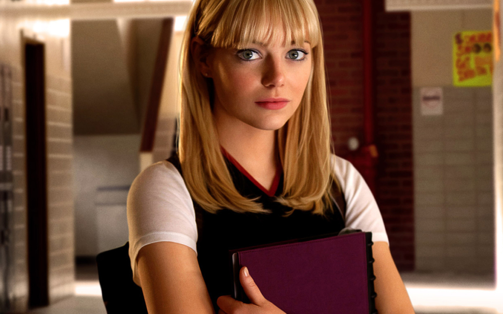 Emma Stone, Columbia Pictures Wallpaper, 1920x1200 HD Desktop