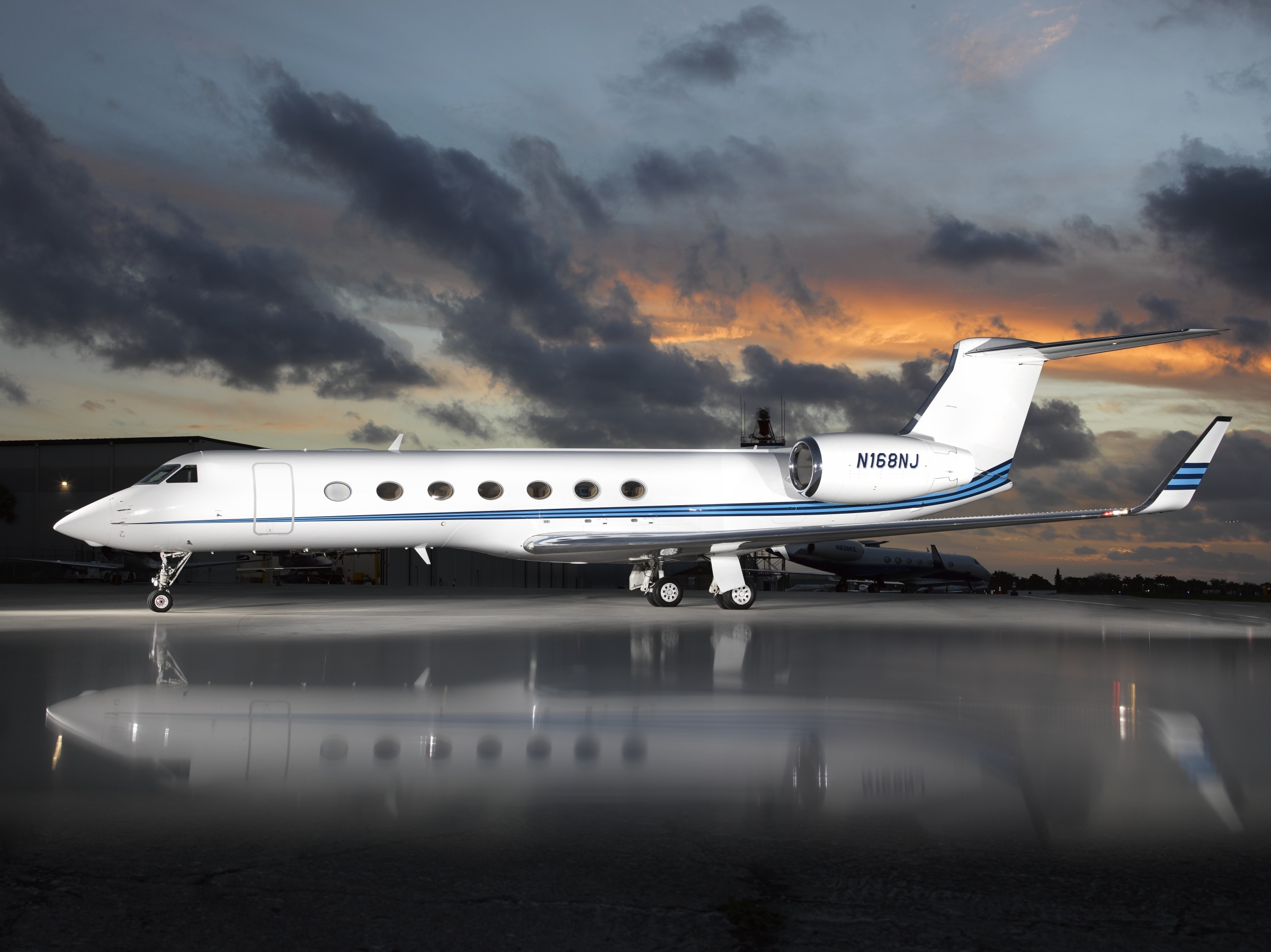 Gulfstream G550, jet, speed, aviation, 2400x1800 HD Desktop