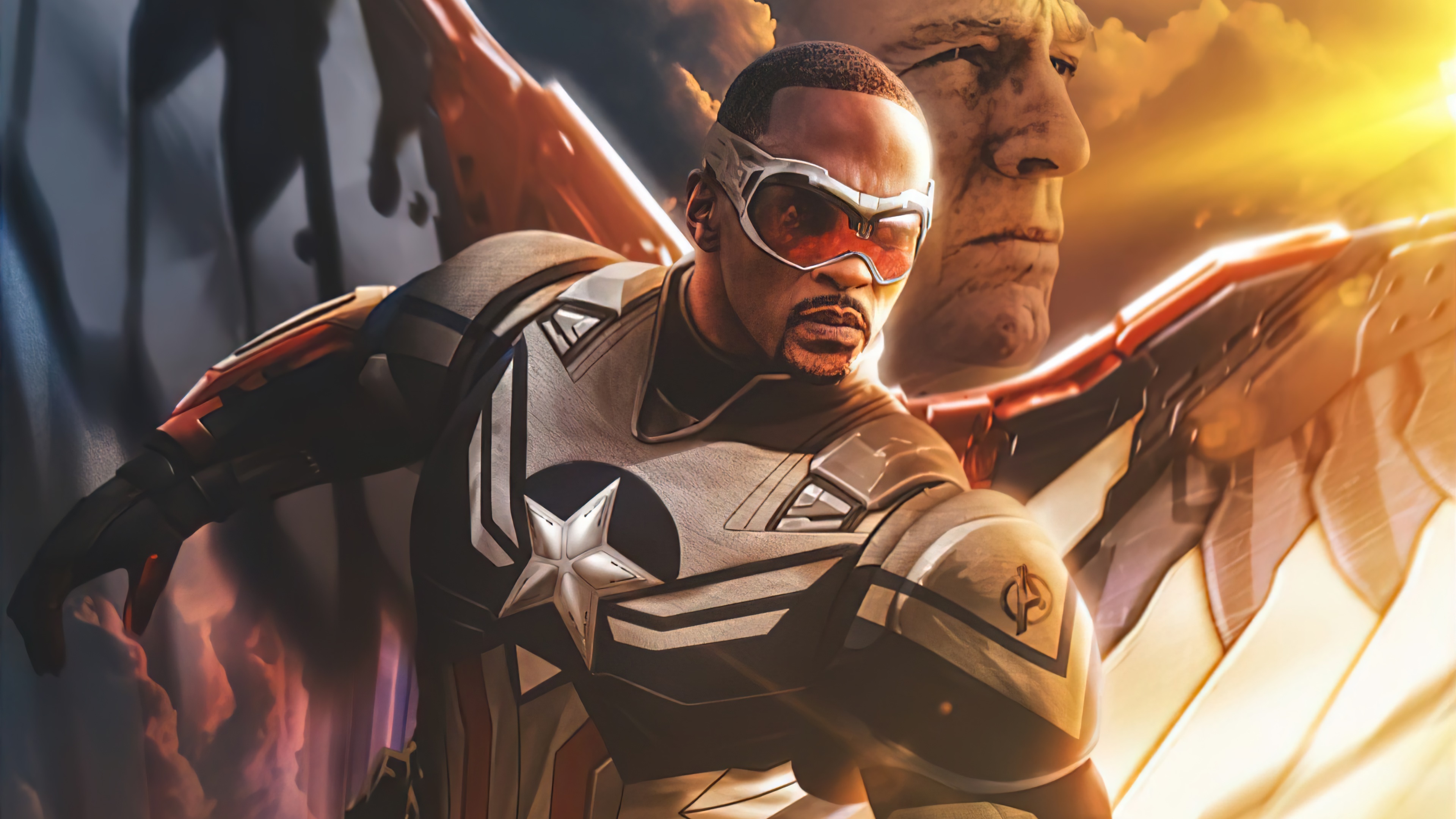 The Falcon, Top free backgrounds, 3840x2160 4K Desktop