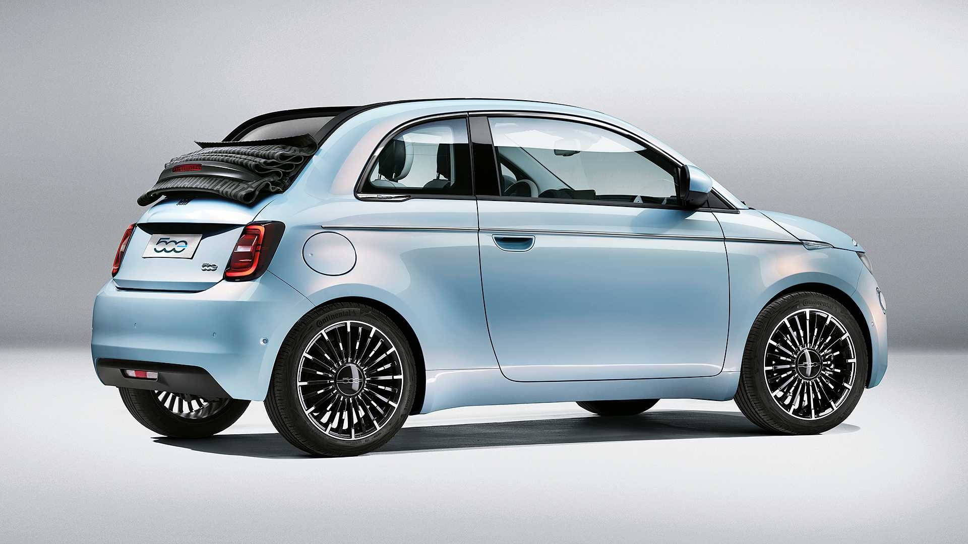 Cabrio Side View, Fiat 500E Wallpaper, 1920x1080 Full HD Desktop