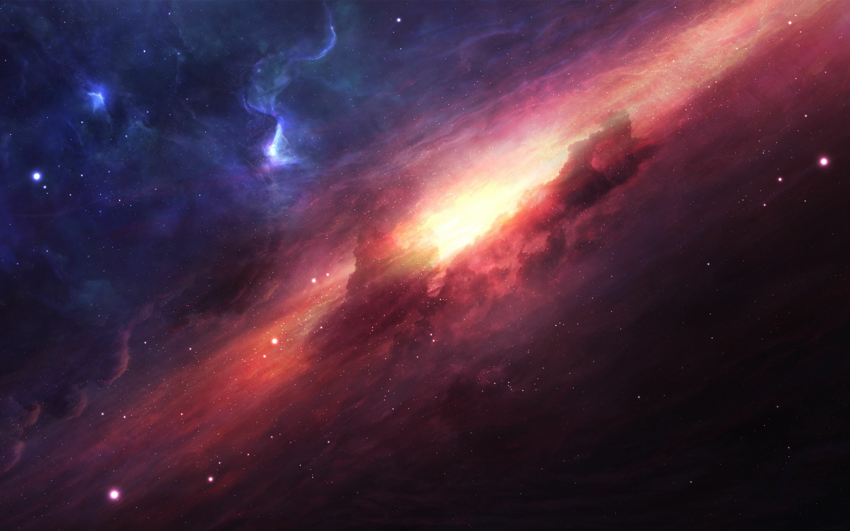 Outer Space, Mysterious cosmos, Stellar landscapes, Infinite majesty, 2880x1800 HD Desktop
