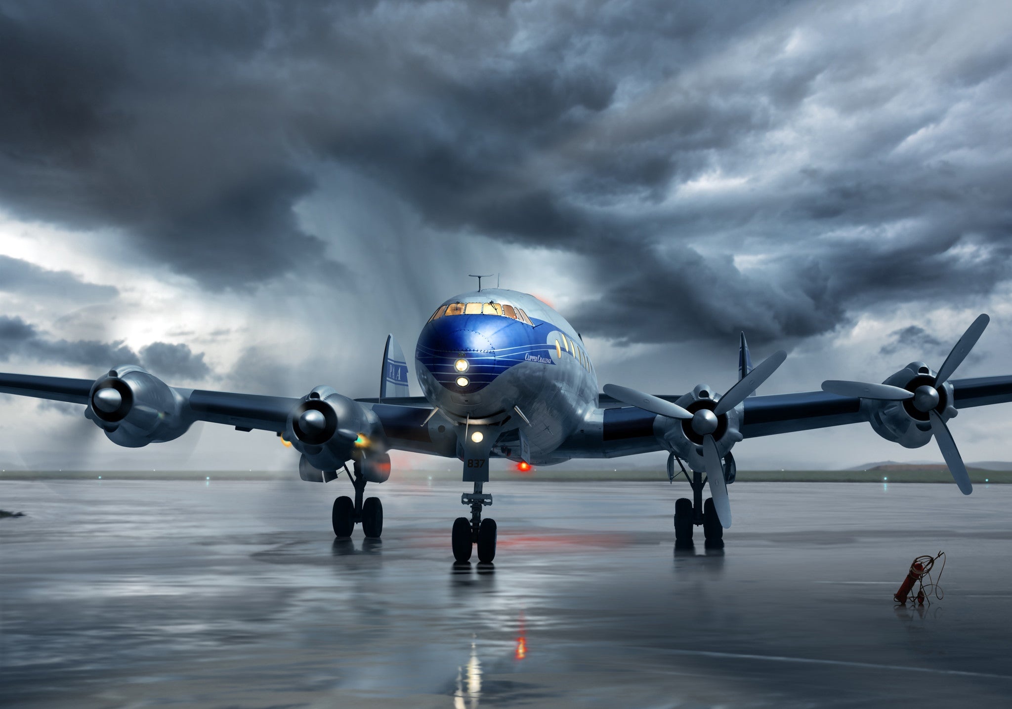 Lockheed Airplane, Pan Am, Constellation Coles Aircraft, 2050x1440 HD Desktop