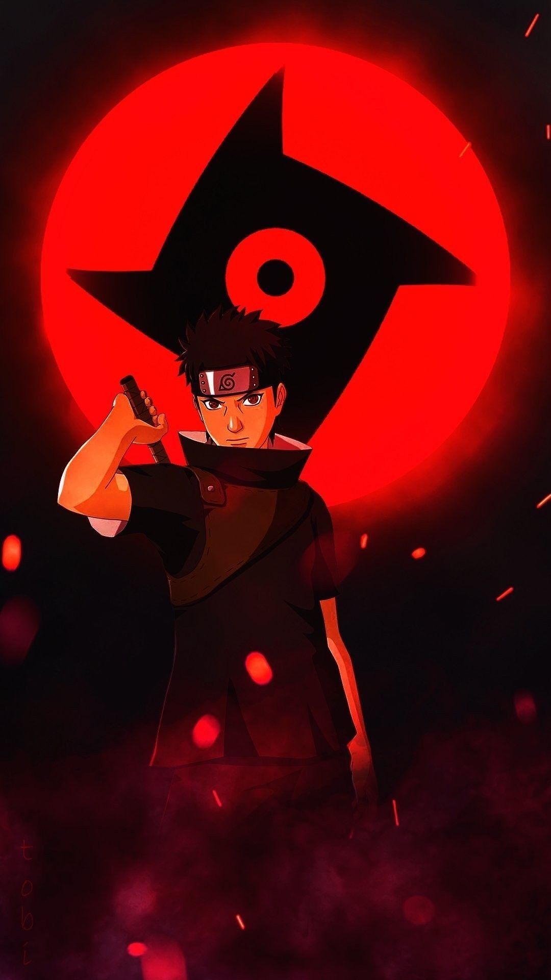 Shisui Uchiha, Shisui Mangekyo Sharingan, Tanto sword, Full HD Phone wallpaper