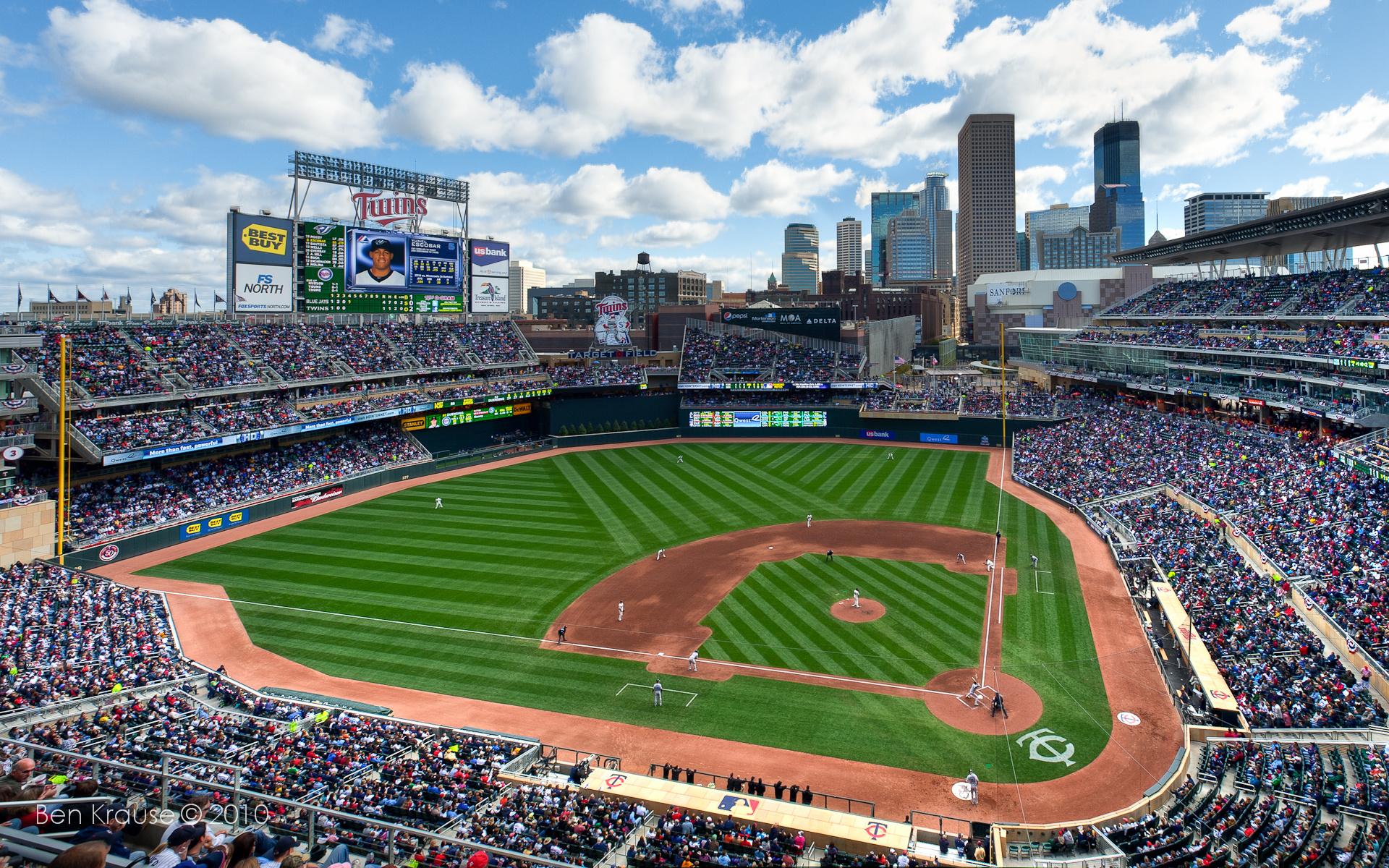 Minnesota travels, Sports wallpapers, Minnesota Twins, Stadium beauty, 1920x1200 HD Desktop
