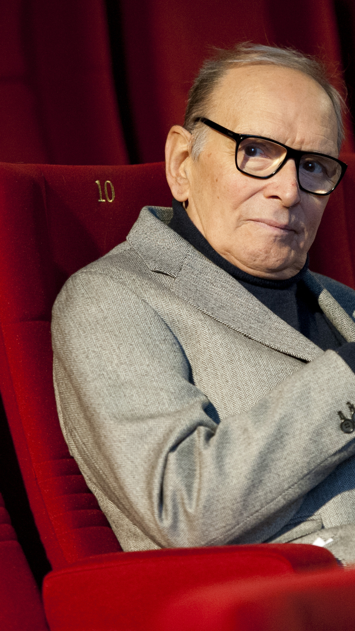Ennio Morricone, Italian film composer, Music maestro, Melody genius, 1440x2560 HD Phone