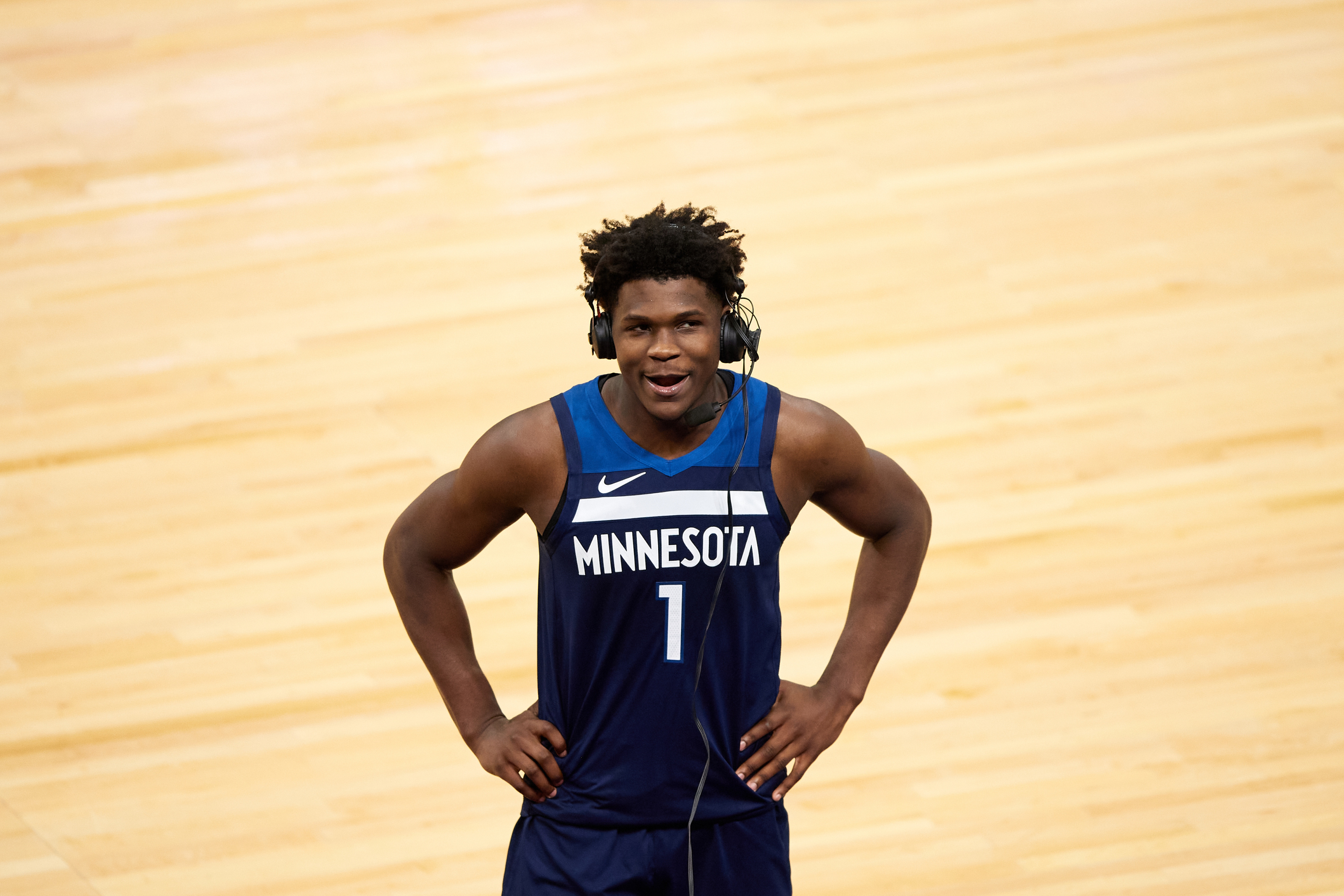Minnesota Timberwolves, Anthony Edwards Wallpaper, 3200x2140 HD Desktop