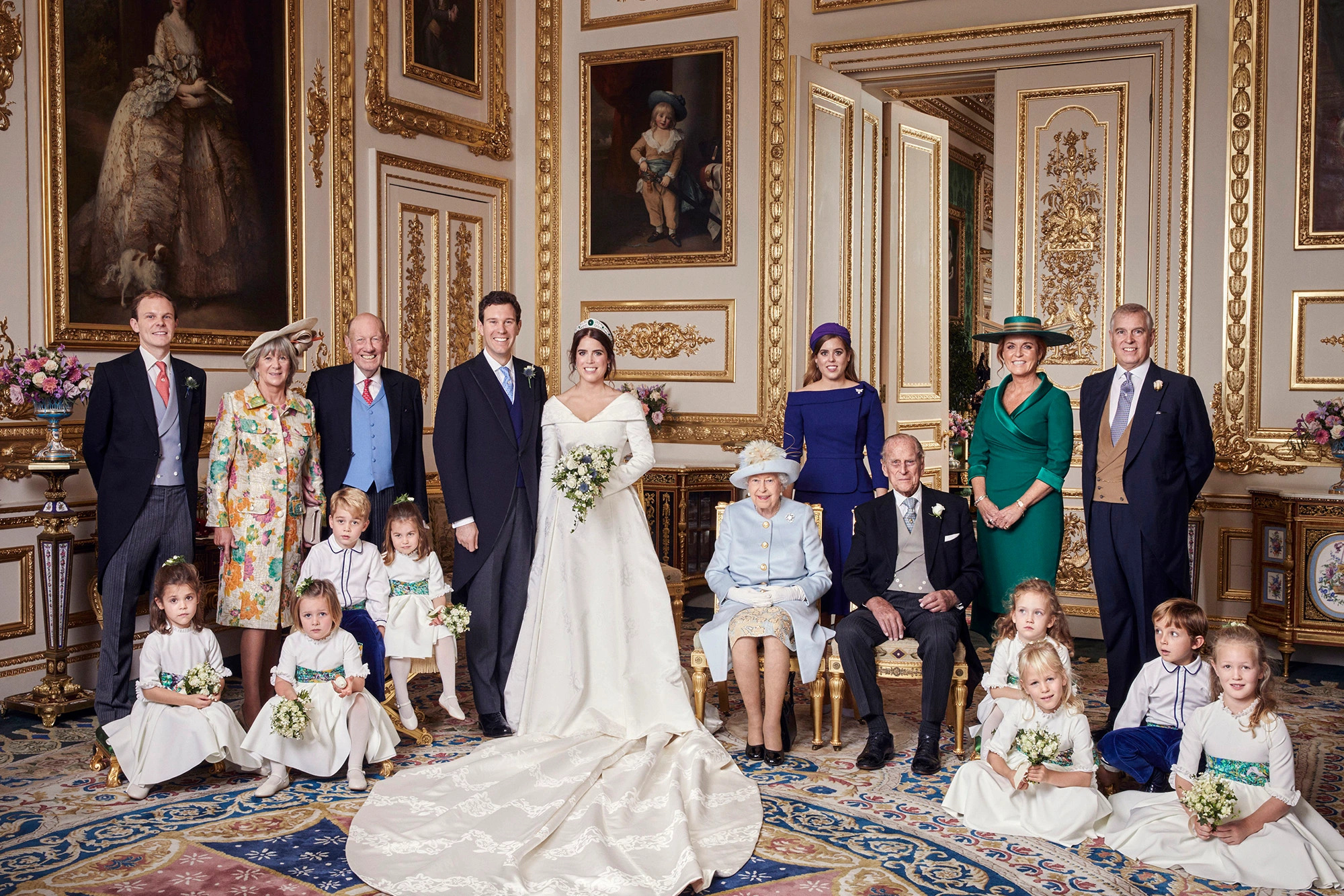Sarah Ferguson, Celebs, daughter eugenies wedding, prince philip, 2000x1340 HD Desktop