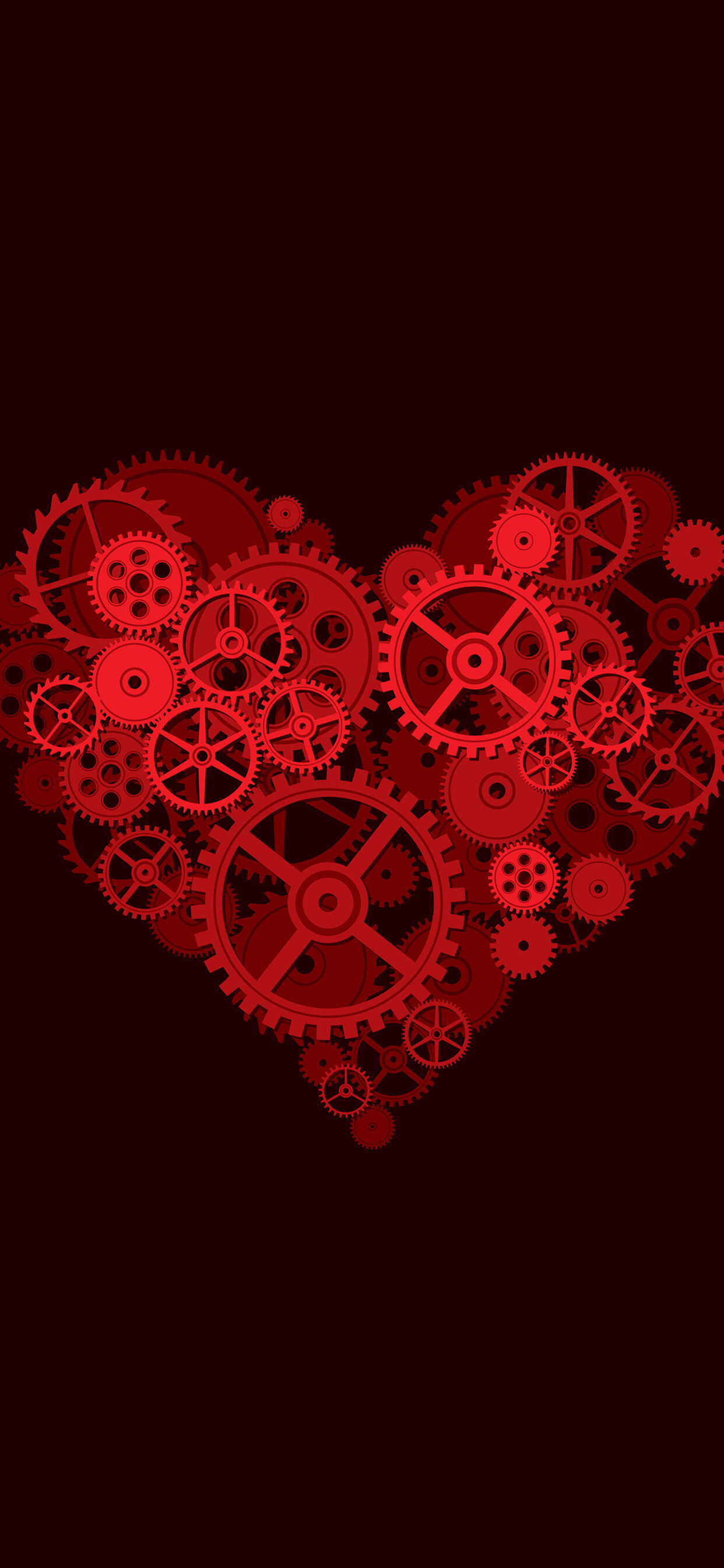 Heart digital art, iPhone XS Max wallpaper, High-resolution images, Modern aesthetics, 1250x2690 HD Phone