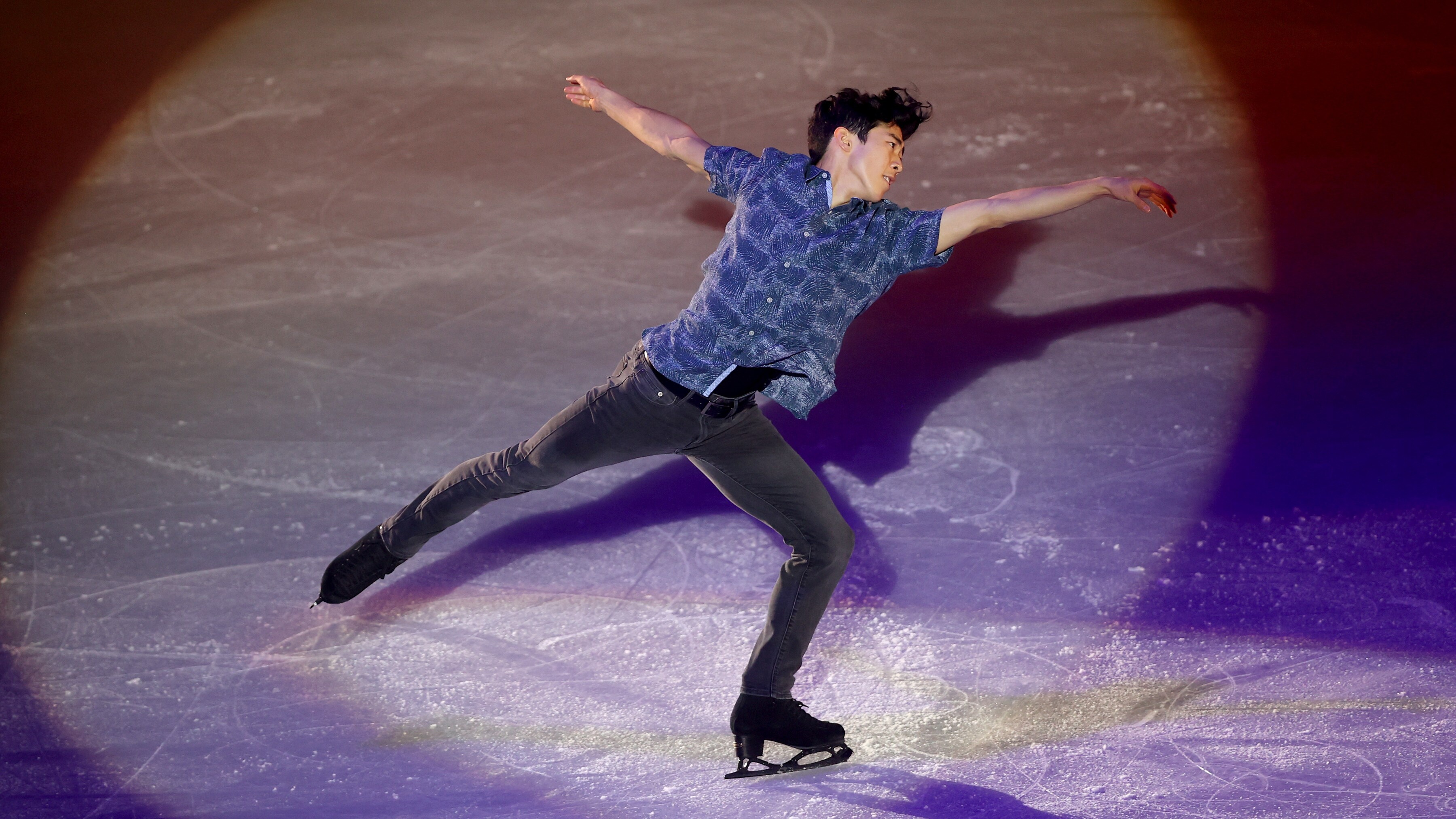 Figure skating championships, Intense competition, Captivating performances, Artistic expression, 3600x2030 HD Desktop