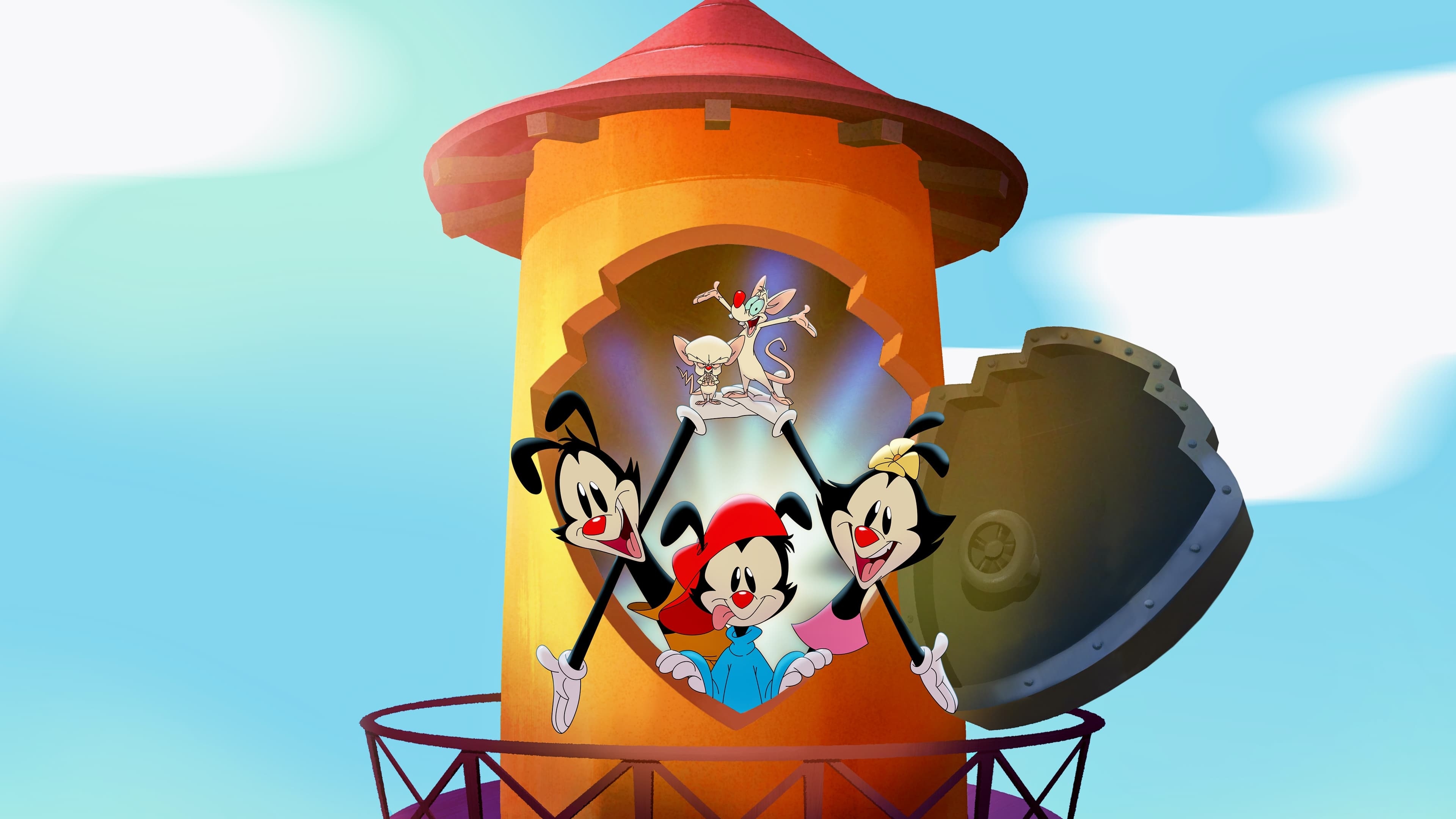Warner Bros. Water Tower, Animaniacs Wallpaper, 3840x2160 4K Desktop