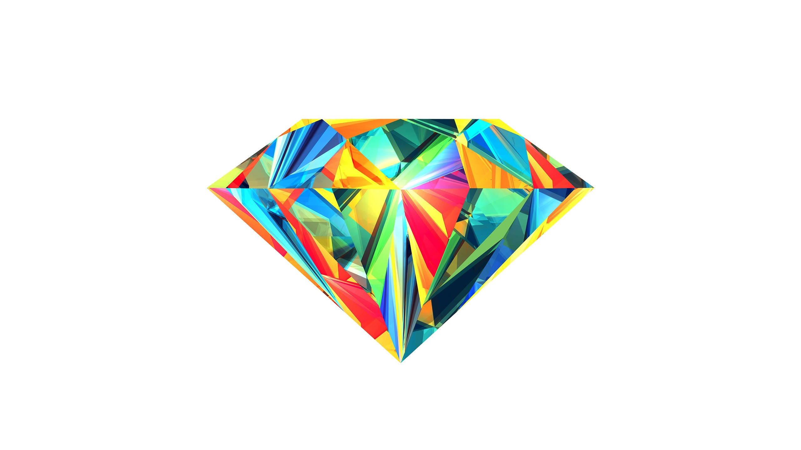 Diamond, Facets Wallpaper, 2560x1440 HD Desktop