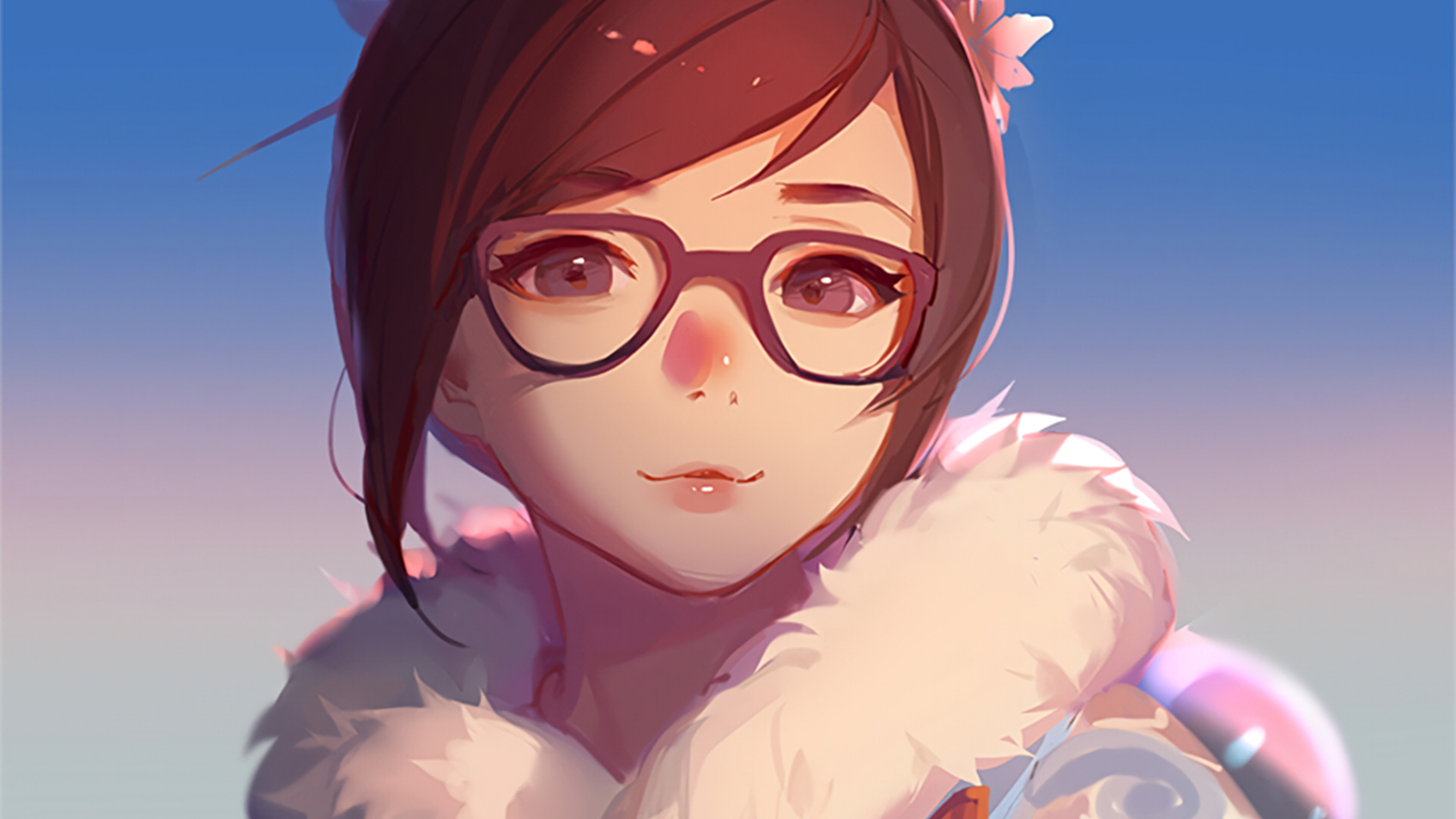 Mei (Overwatch), Cute game art, Illustrated masterpiece, Collectible wallpaper, 3840x2160 4K Desktop