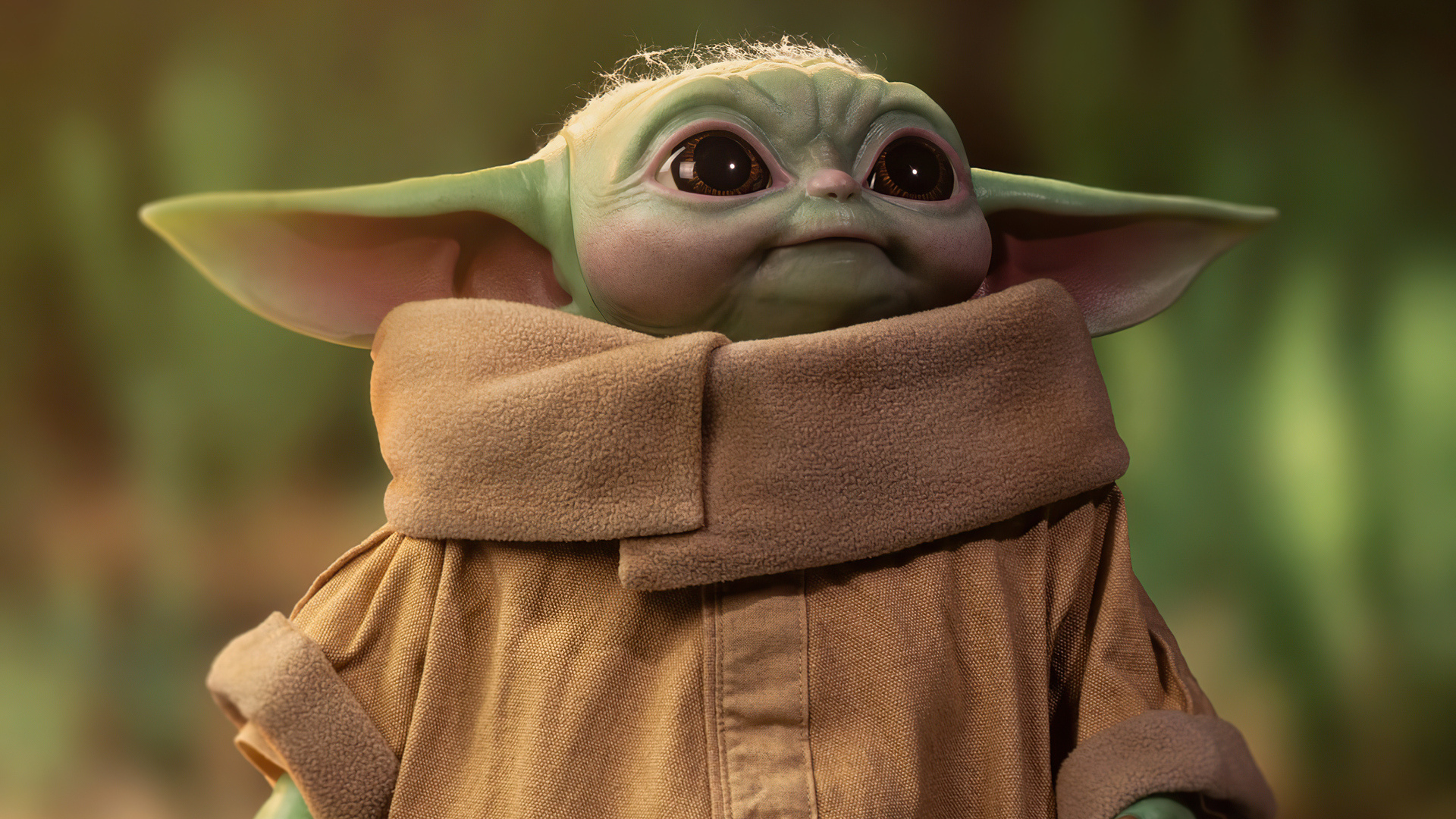 Baby Yoda, Cute, Laptop, Full HD, 1920x1080 Full HD Desktop