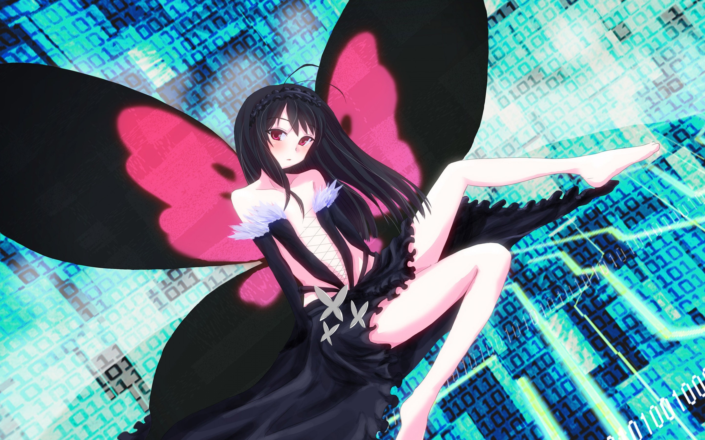 Accel World, Kuroyukihime, Anime wallpaper, 2880x1800 HD Desktop