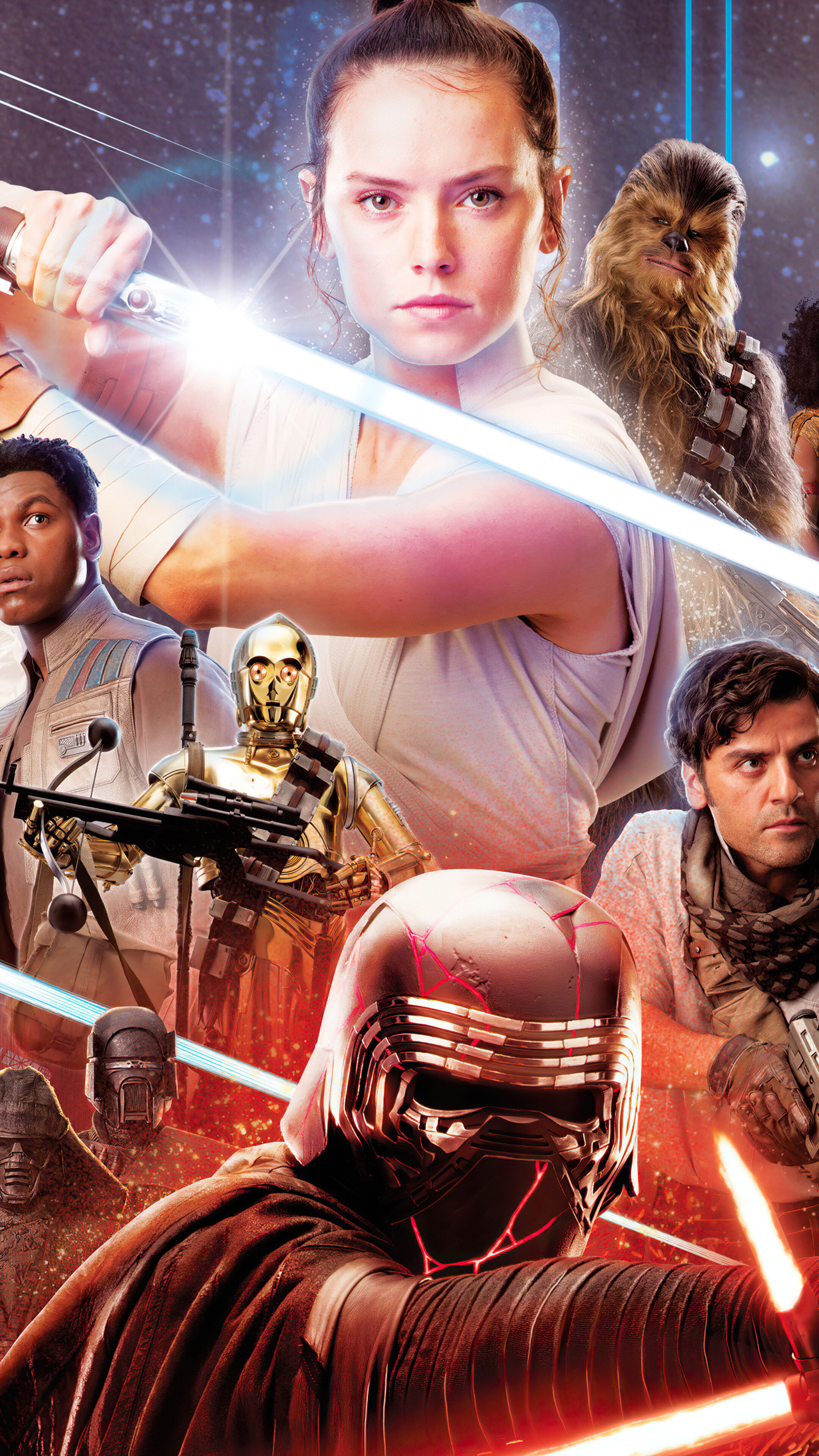 Skywalker poster wallpapers, Stunning visuals, Immersive experience, Intergalactic adventure, 2160x3840 4K Phone