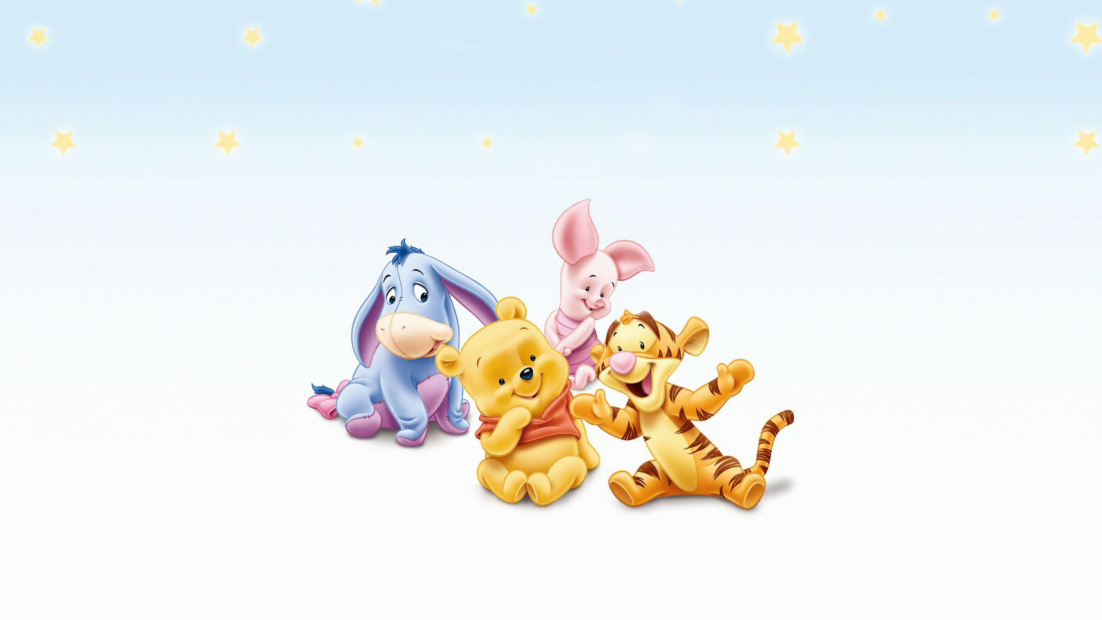 Winnie the Pooh, Tigger, Eeyore, Piglet, HD wallpapers, 3840x2160 4K Desktop